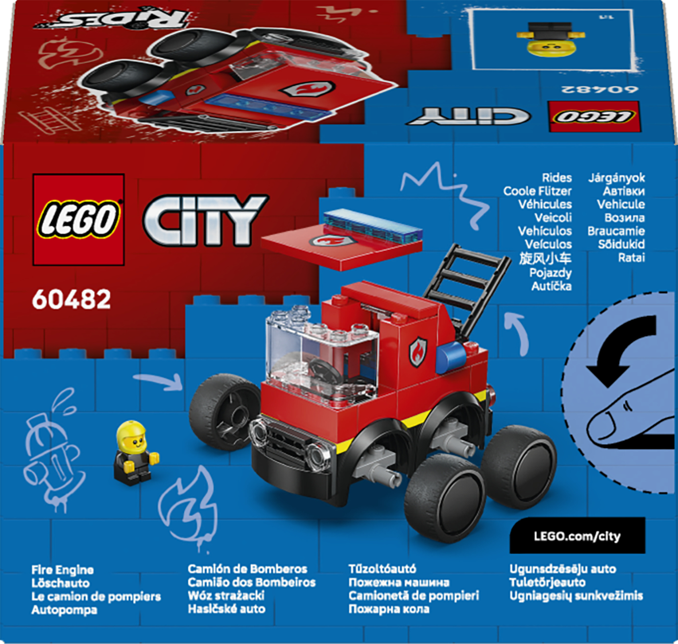 LEGO 60482 City Автівки — Пожежна машинафото3
