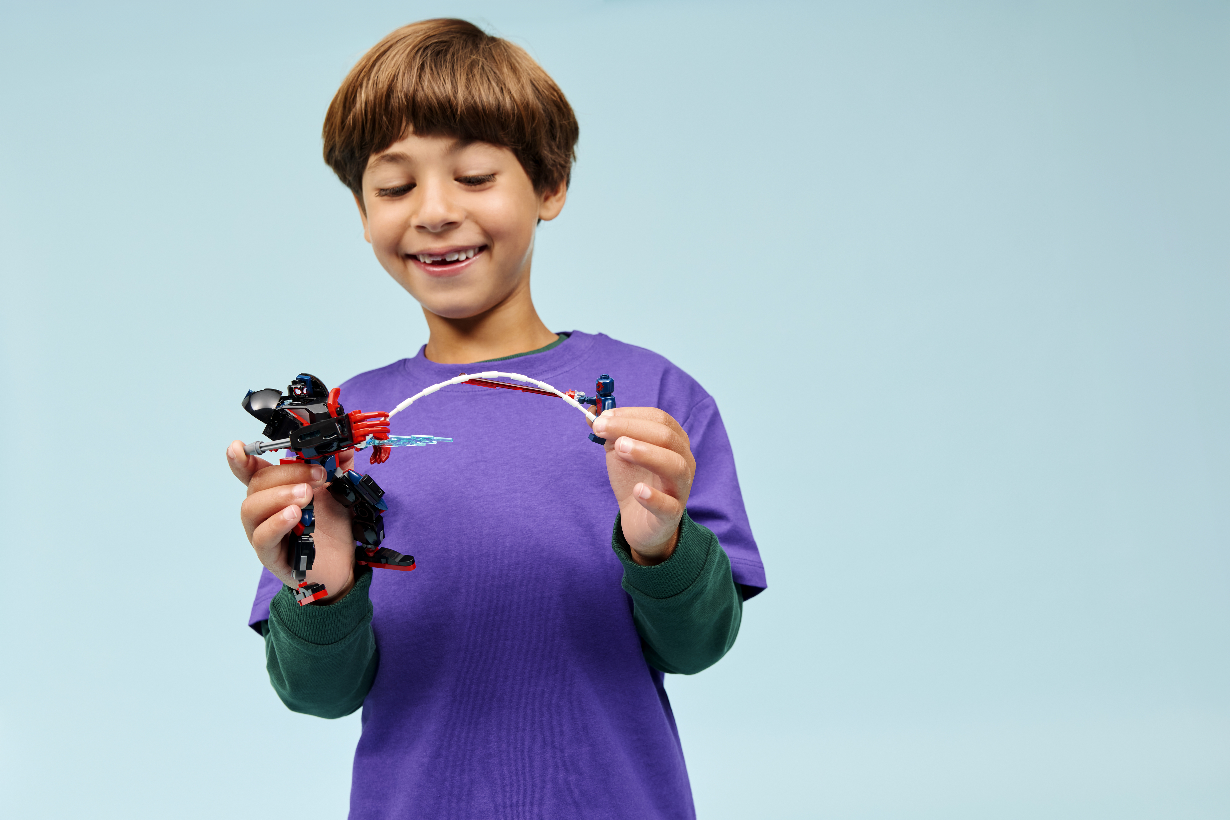 LEGO 76337 Marvel Робот Майлза Моралеза vs. Человек-паук 2099 фото 7