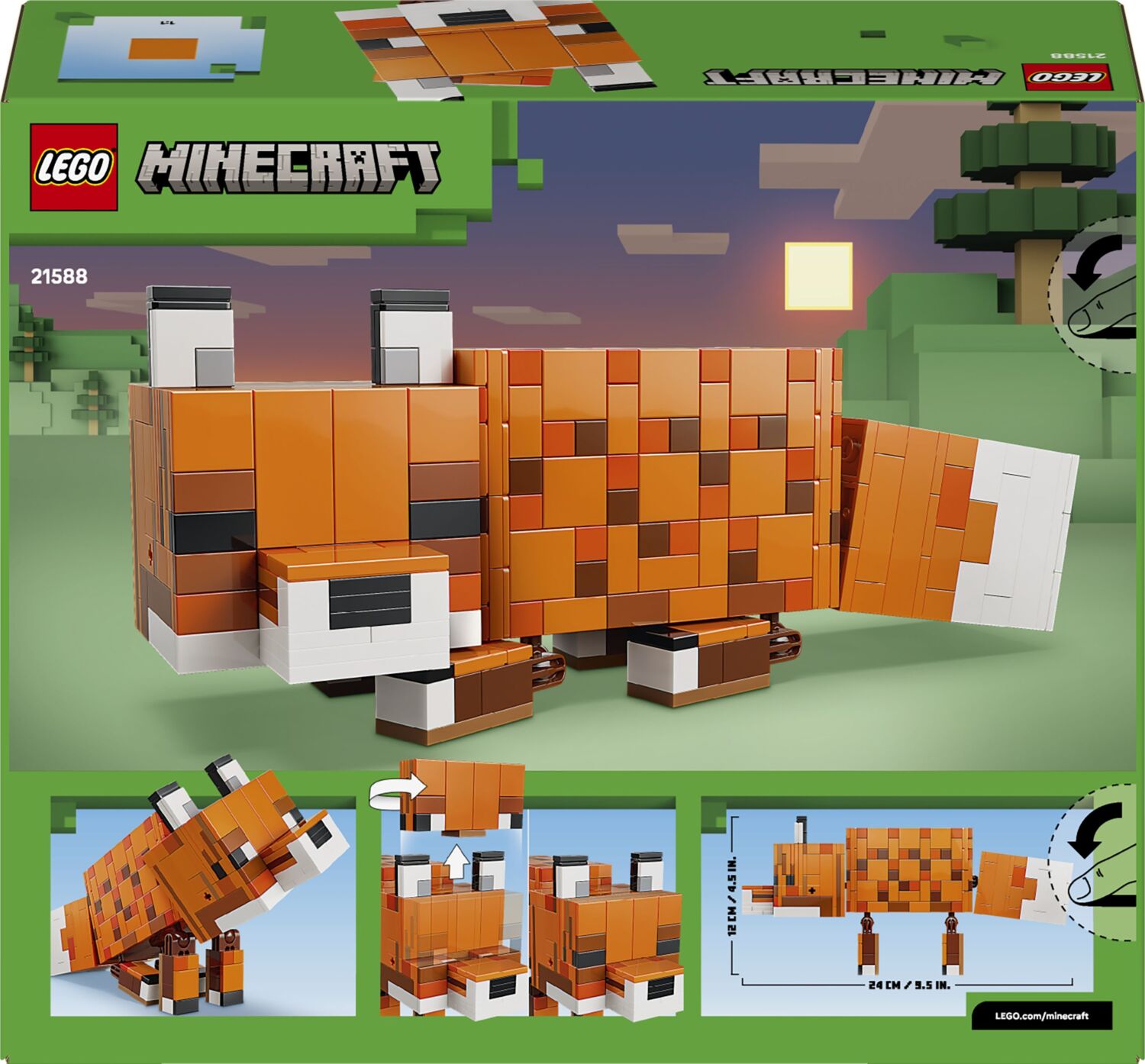 LEGO 21588 Minecraft Лисицяфото