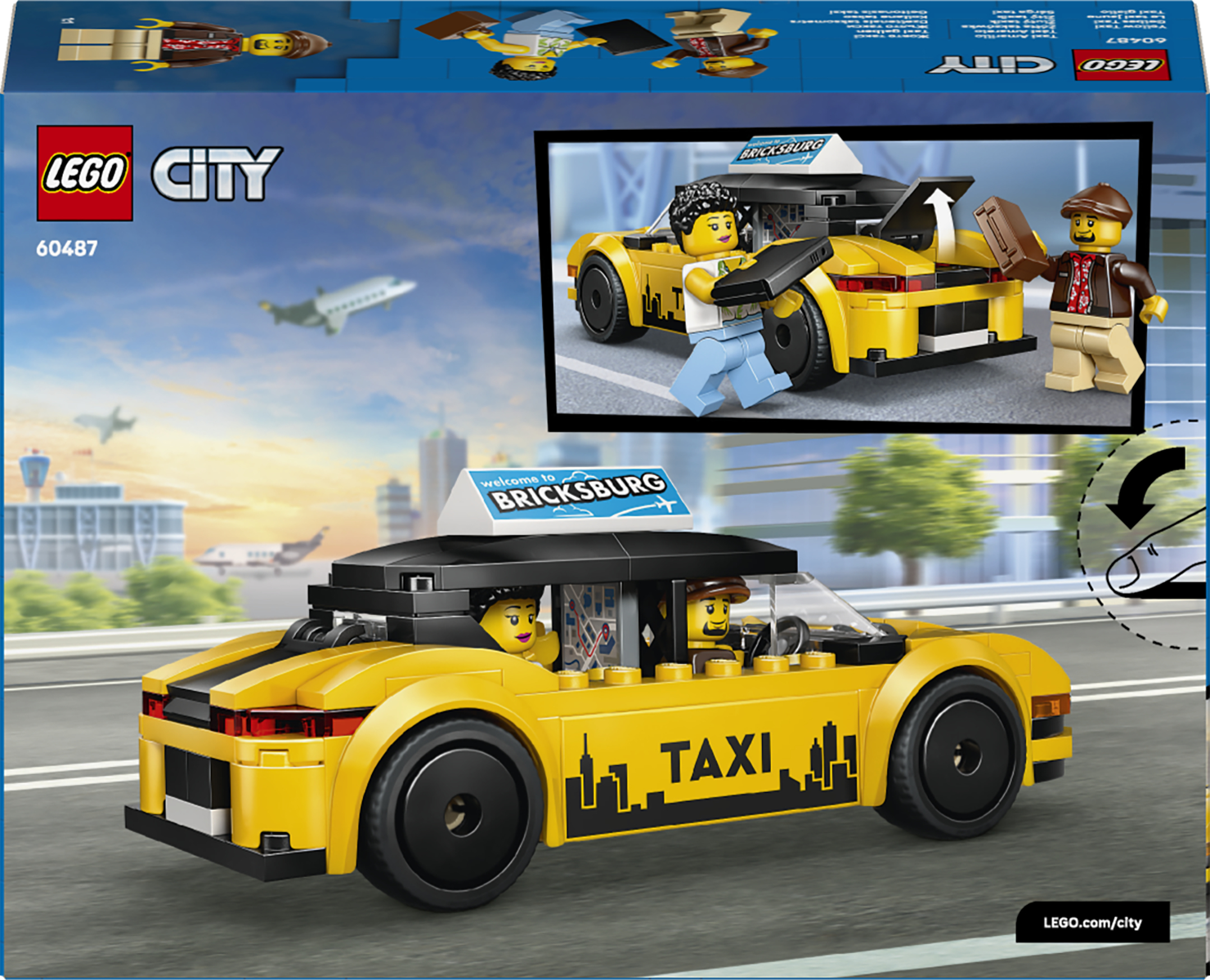 LEGO 60487 City Жовте таксіфото15