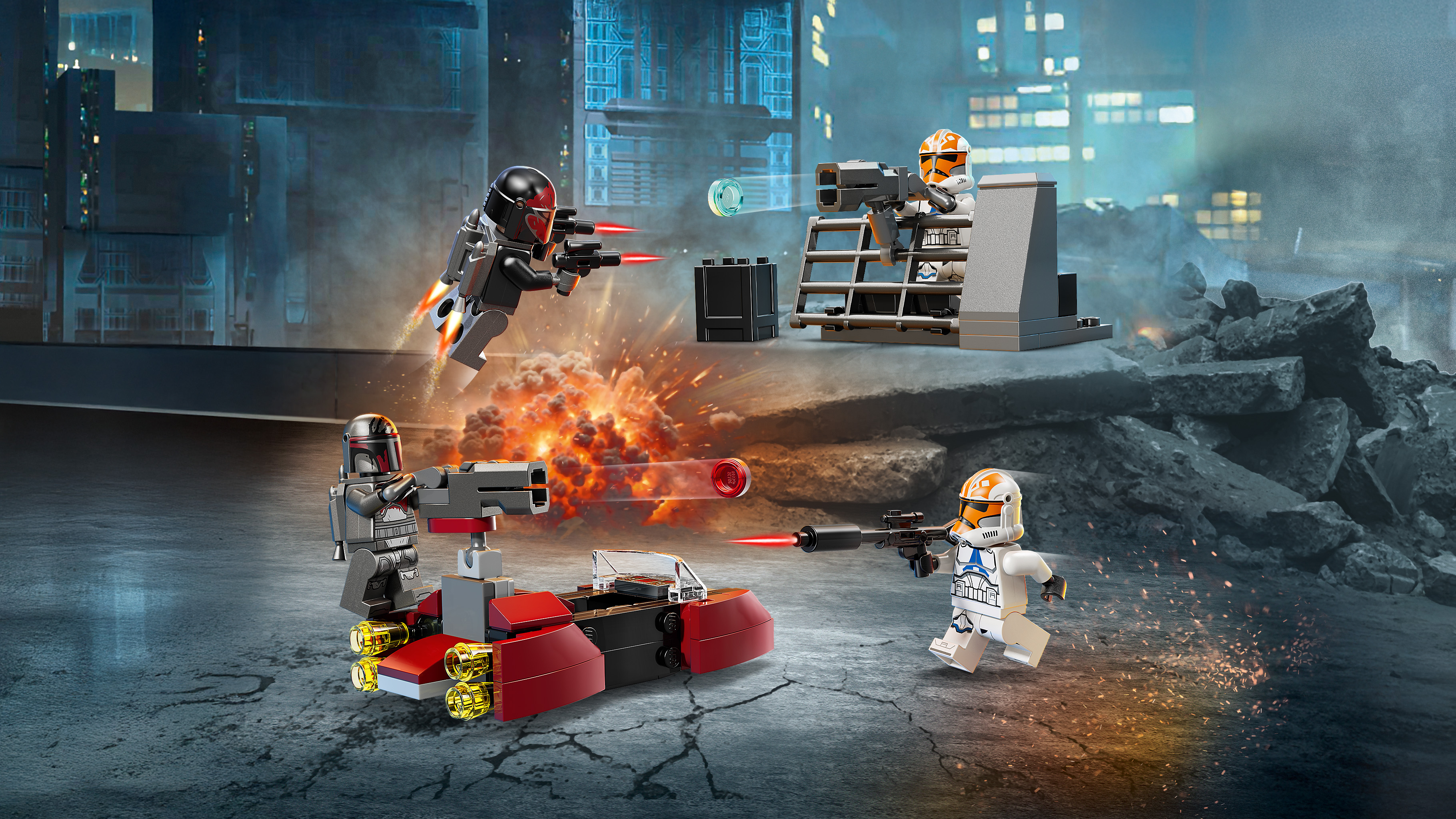 LEGO 75449 Star Wars Бойовий комплект «Облога Мандалора»фото13