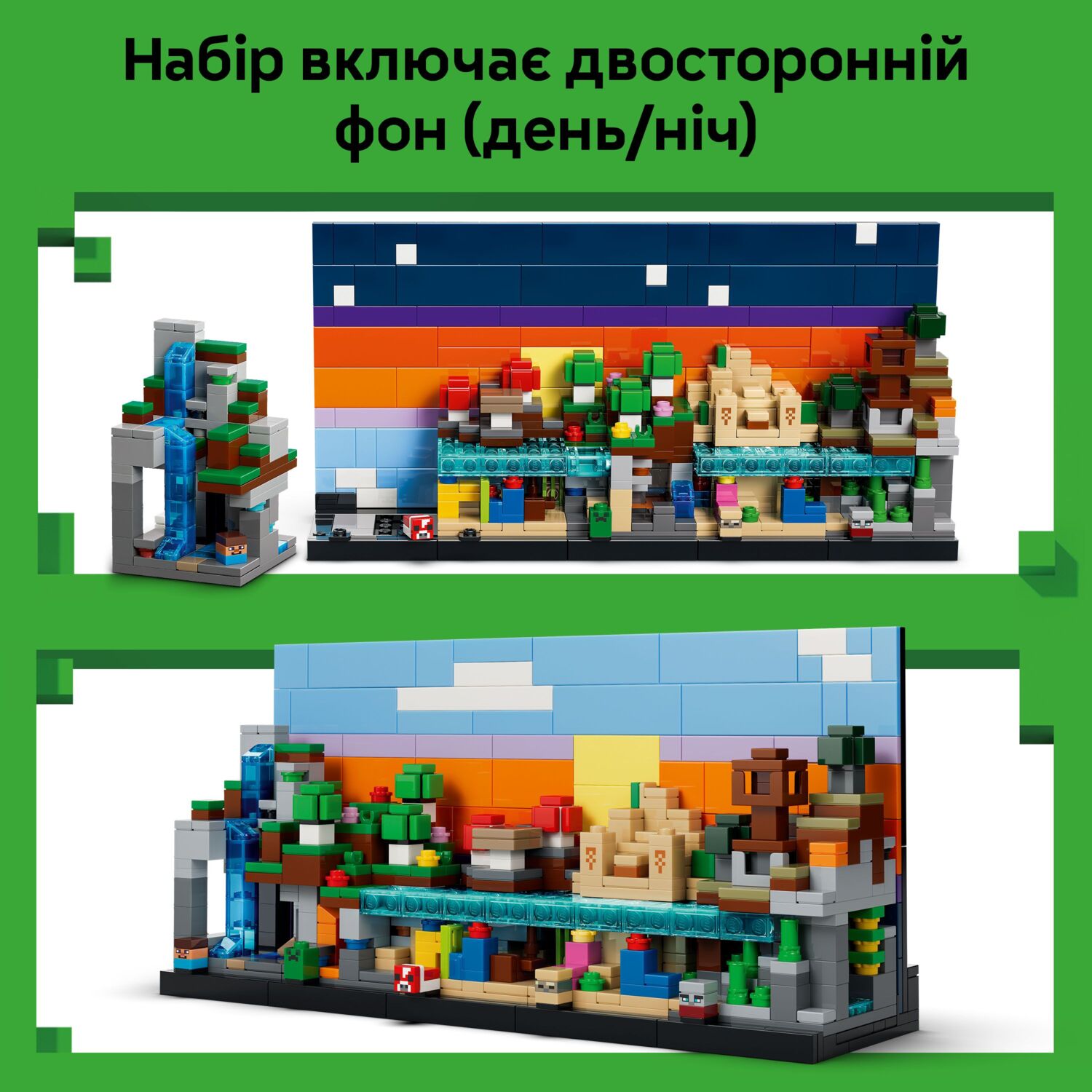 LEGO 21589 Minecraft Мінібіомифото