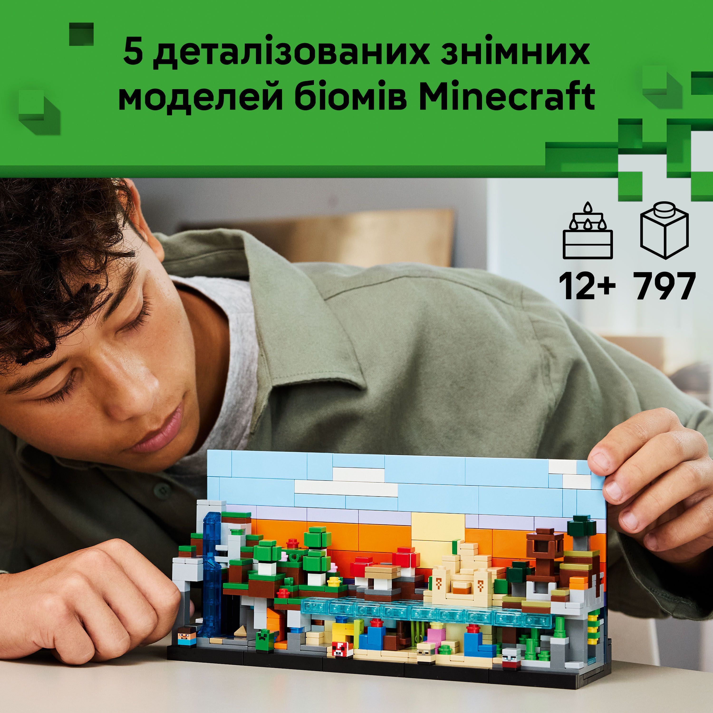 LEGO 21589 Minecraft Мінібіомифото4