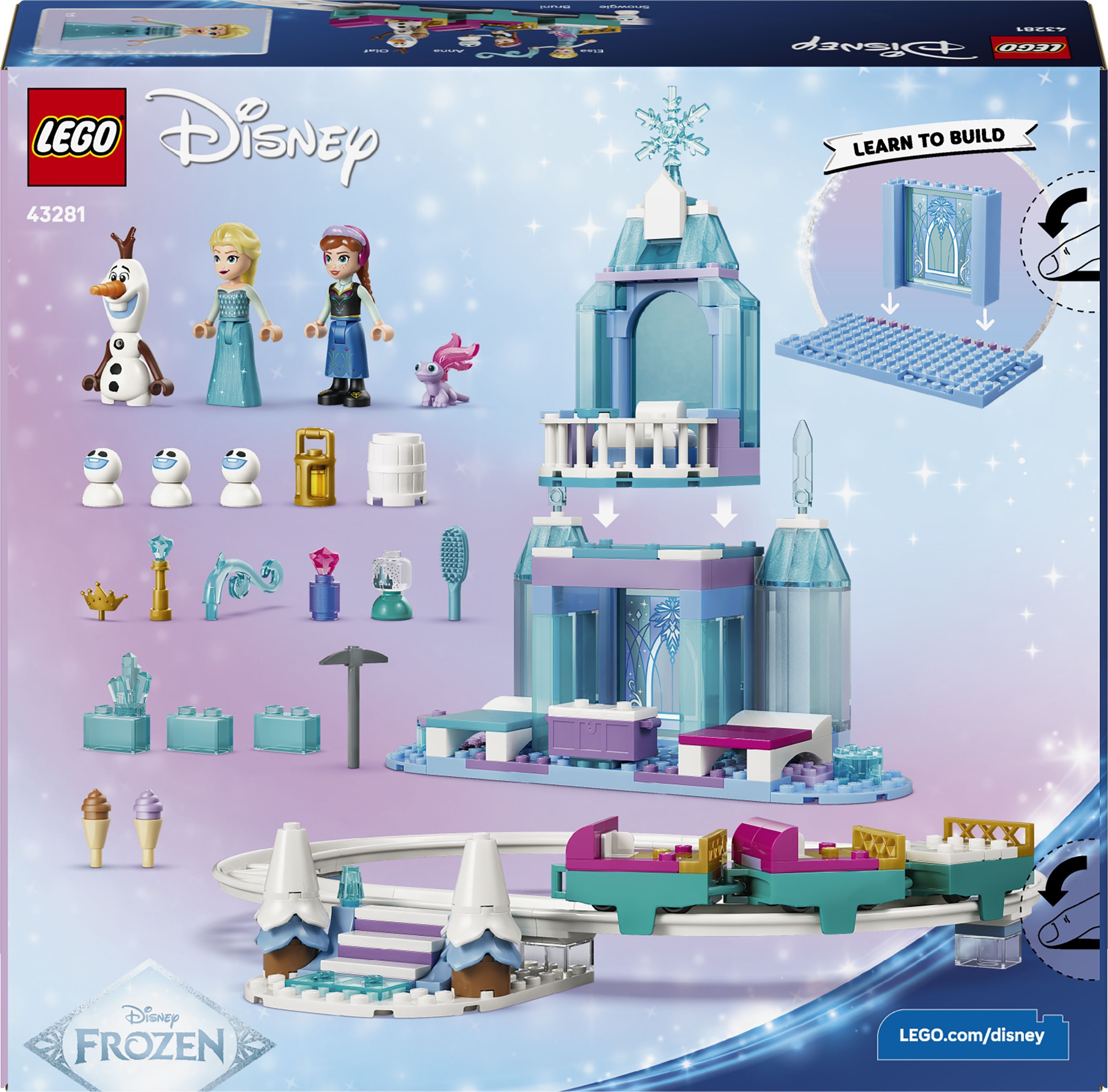 LEGO 43281 Disney Princess Ледяной дворец Эльзы и веселое катание на санках фото 15