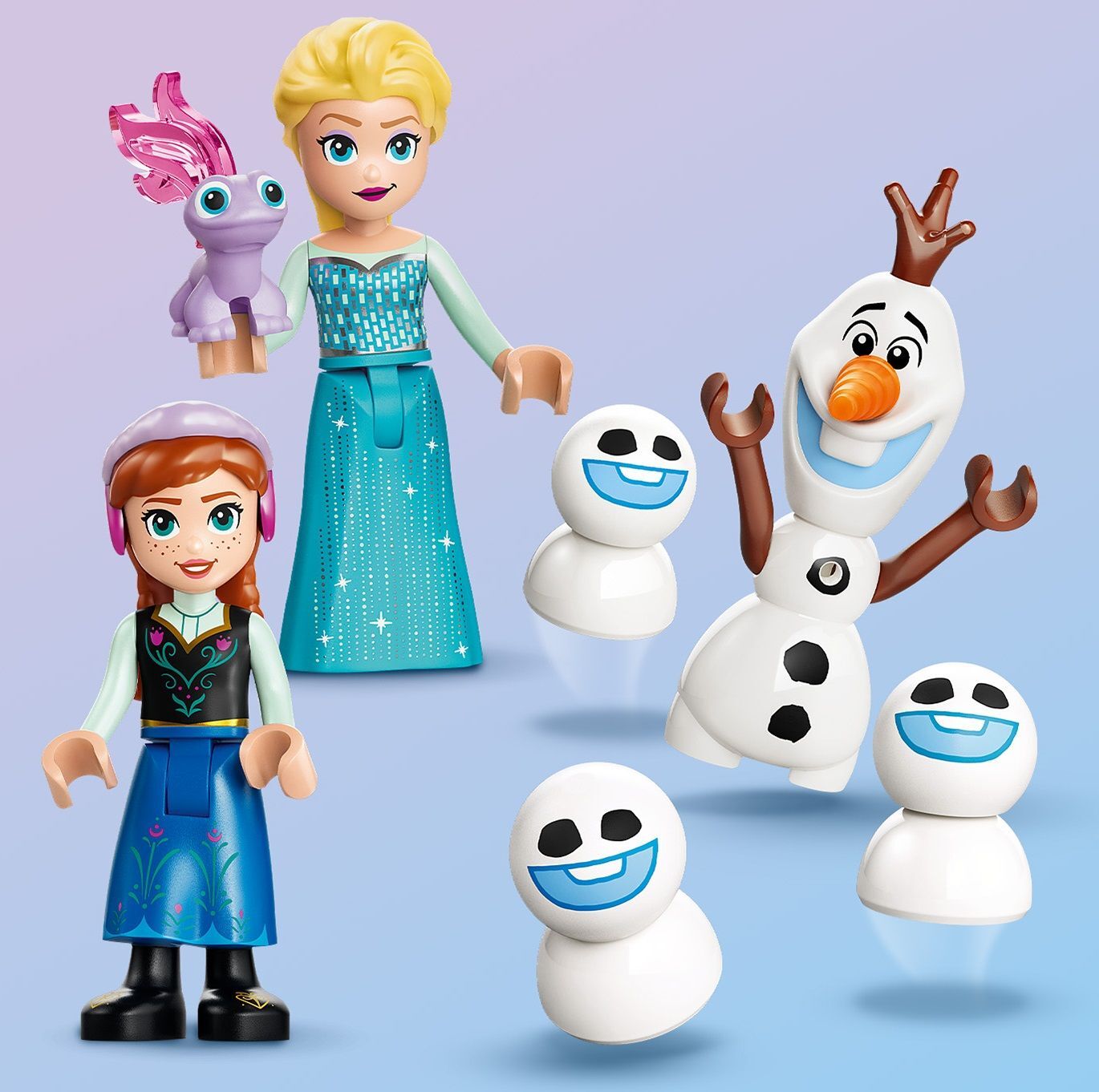 LEGO 43281 Disney Princess Ледяной дворец Эльзы и веселое катание на санках фото 12