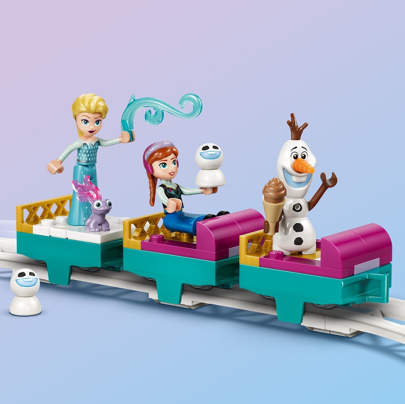 LEGO 43281 Disney Princess Ледяной дворец Эльзы и веселое катание на санках фото 13