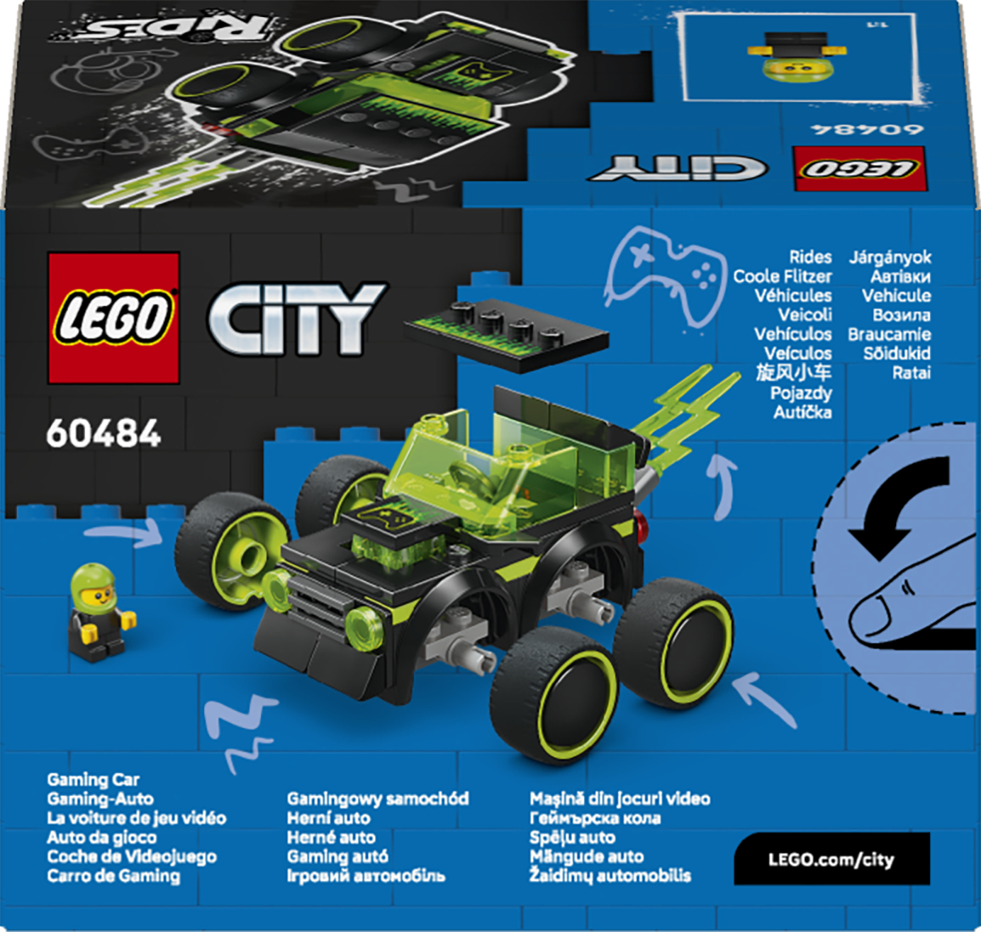 LEGO 60484 City Машинки - Игровой автомобиль для гонки фото 15