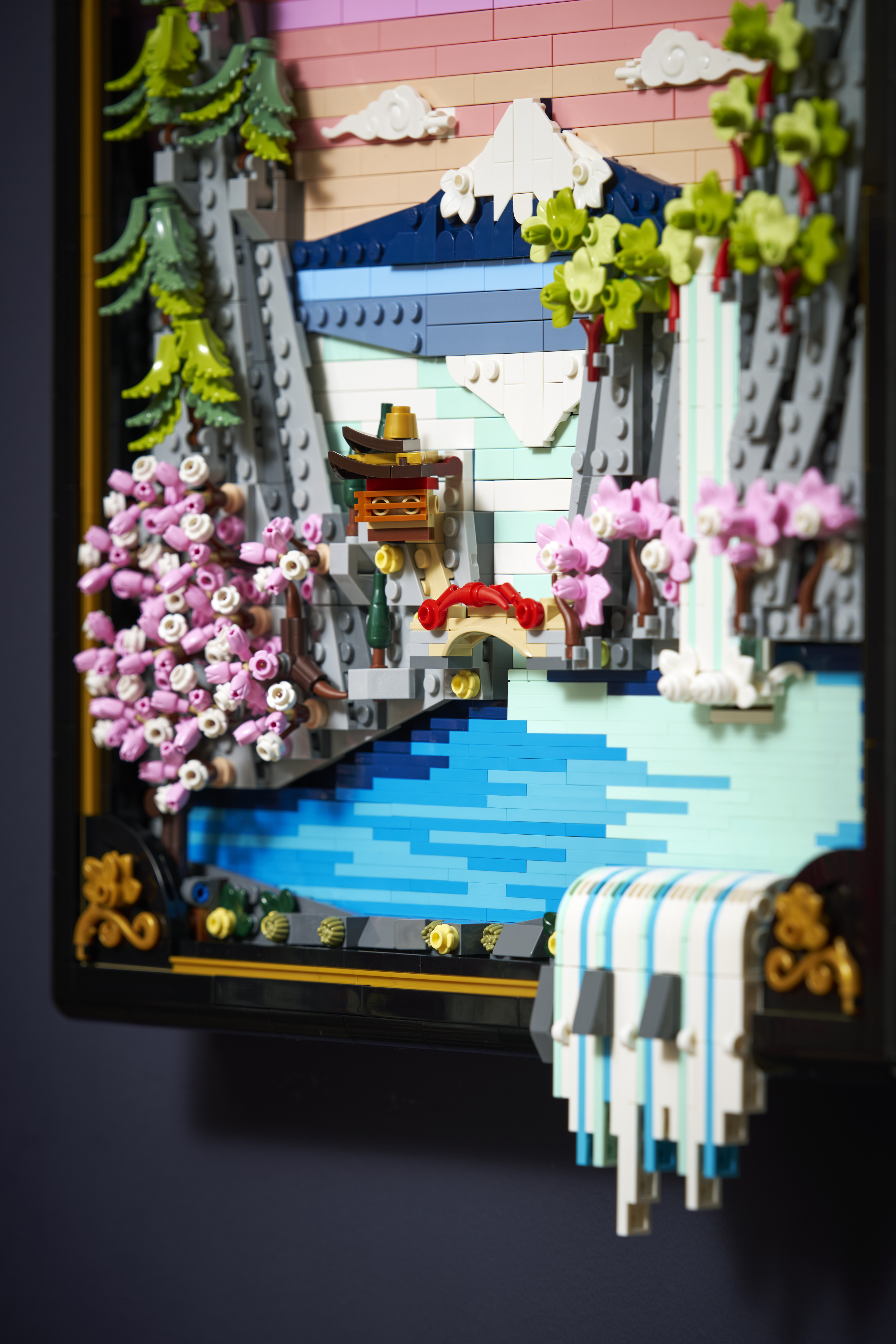 LEGO 31218 ART Японский пейзаж с цветом сакуры фото 11