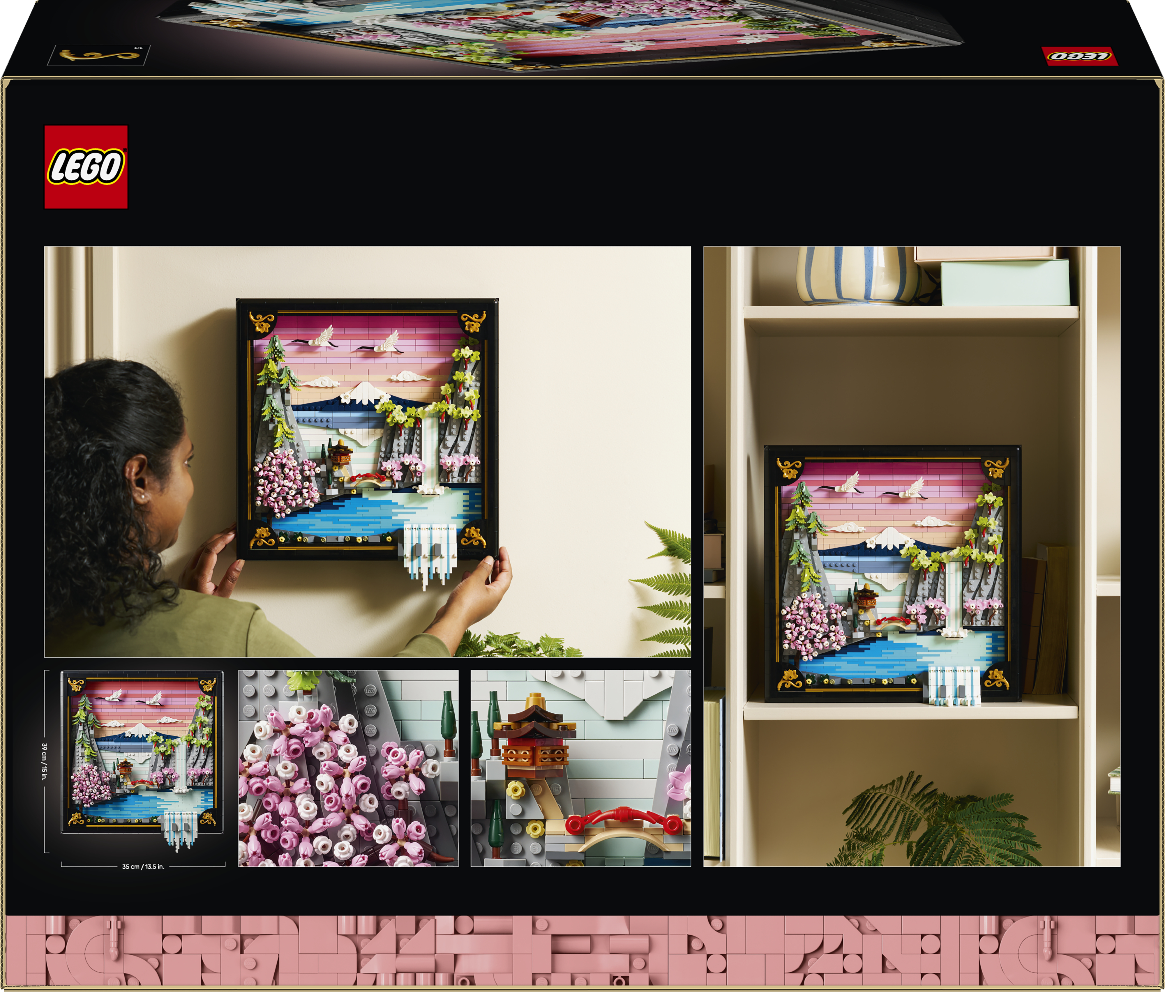 LEGO 31218 ART Японский пейзаж с цветом сакуры фото 12