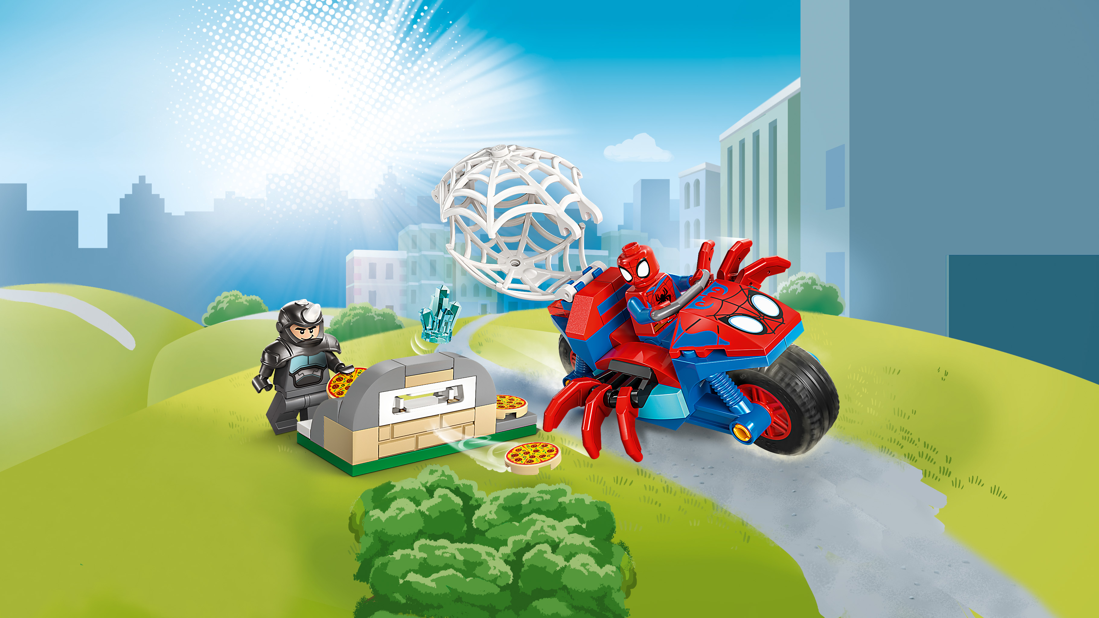LEGO 11206 Spidey Паук на мотоцикле против Носорога фото 11