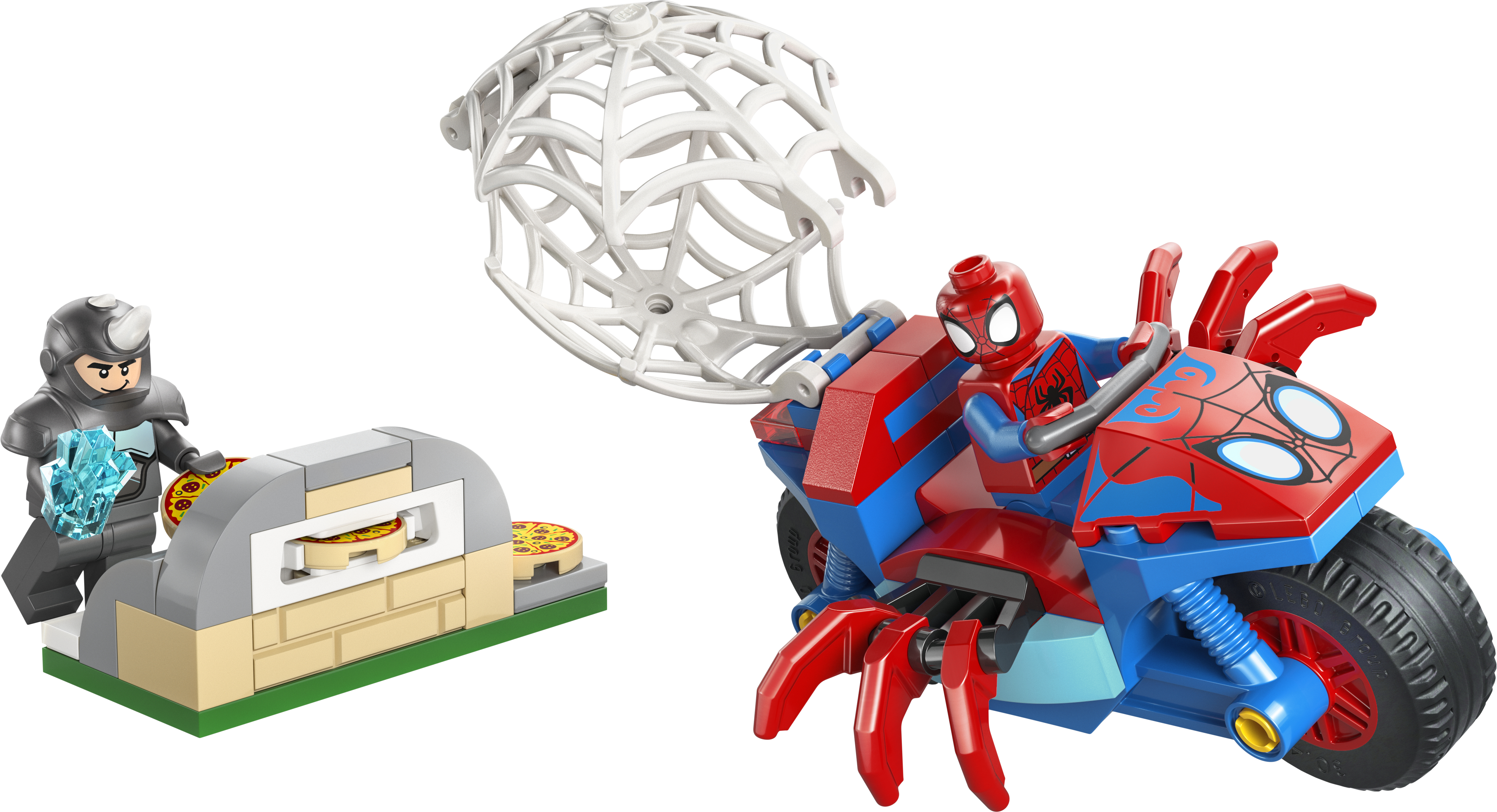 LEGO 11206 Spidey Паук на мотоцикле против Носорога фото 2