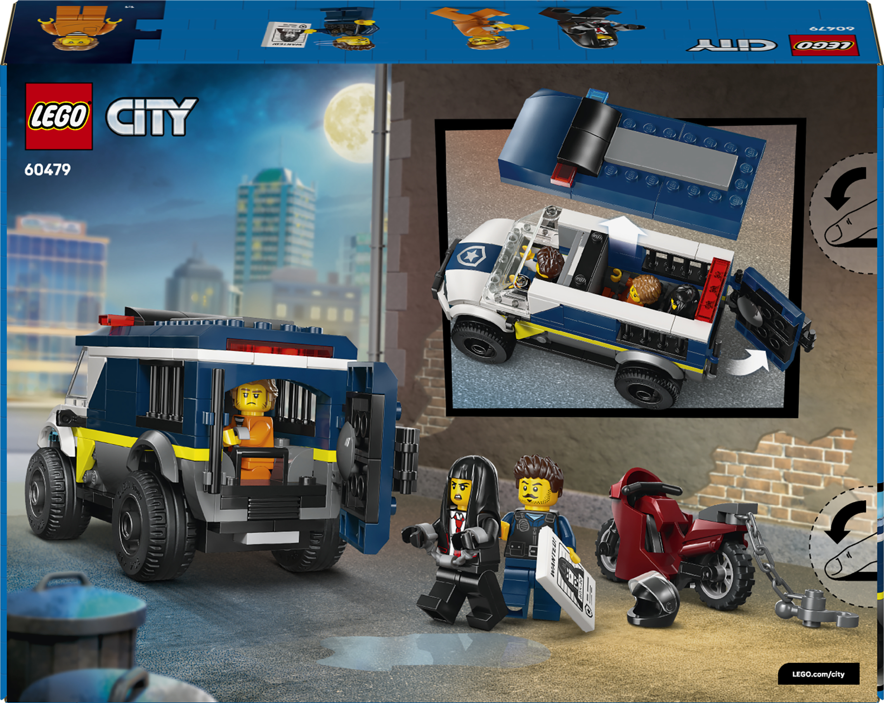 LEGO 60479 City Полицейський фургон для перевозки заключенных фото 3