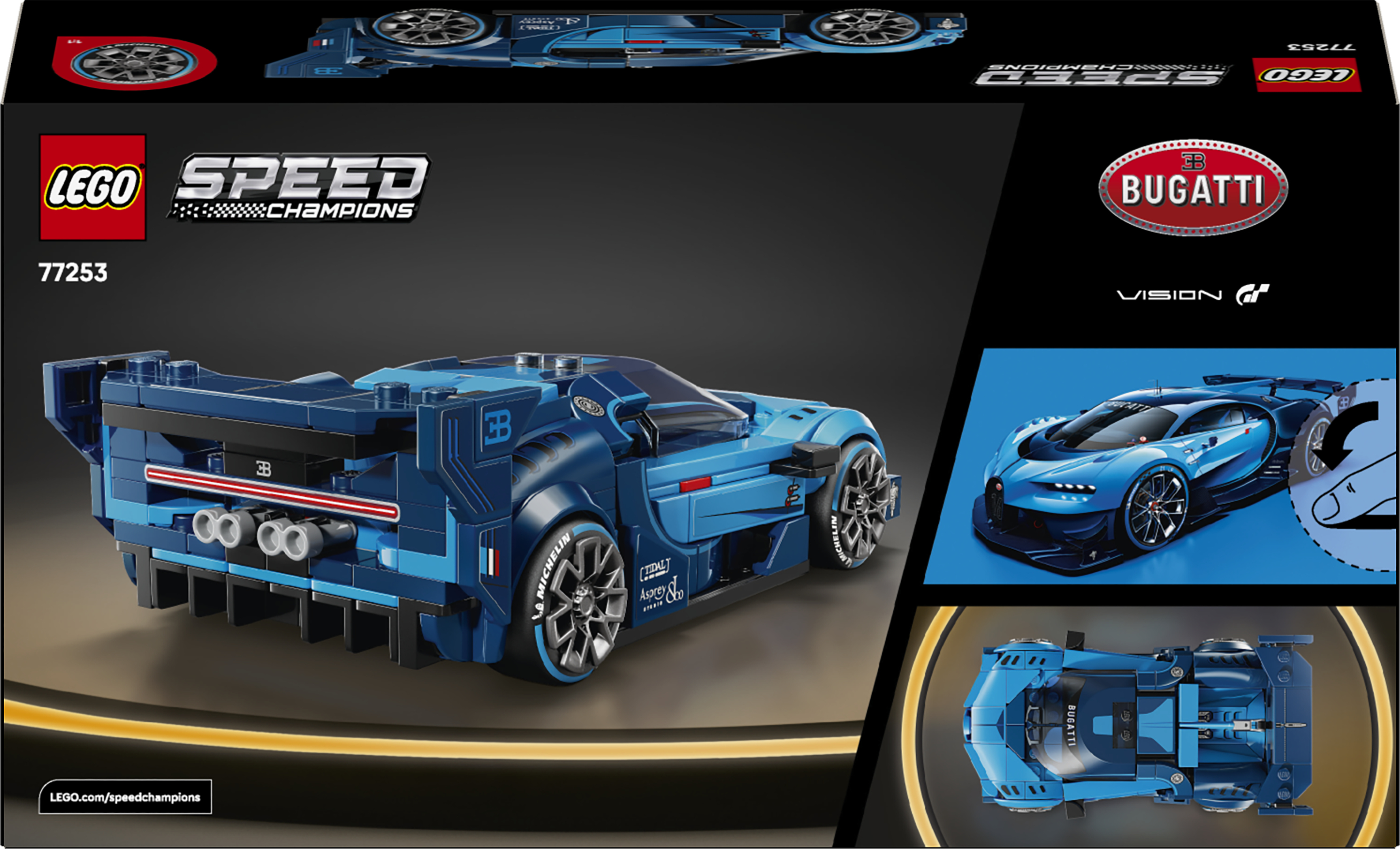LEGO 77253 Speed Champions Спортивний автомобіль Bugatti Vision GT Hyperфото12