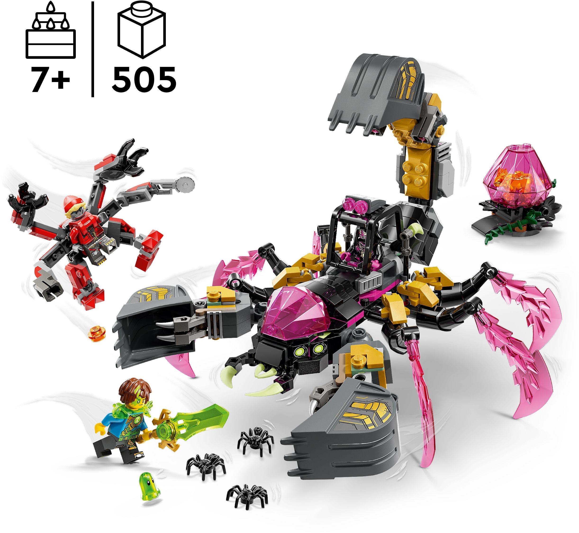 LEGO 71513 DREAMZzz Кошмарный землекоп-скорпион фото 2