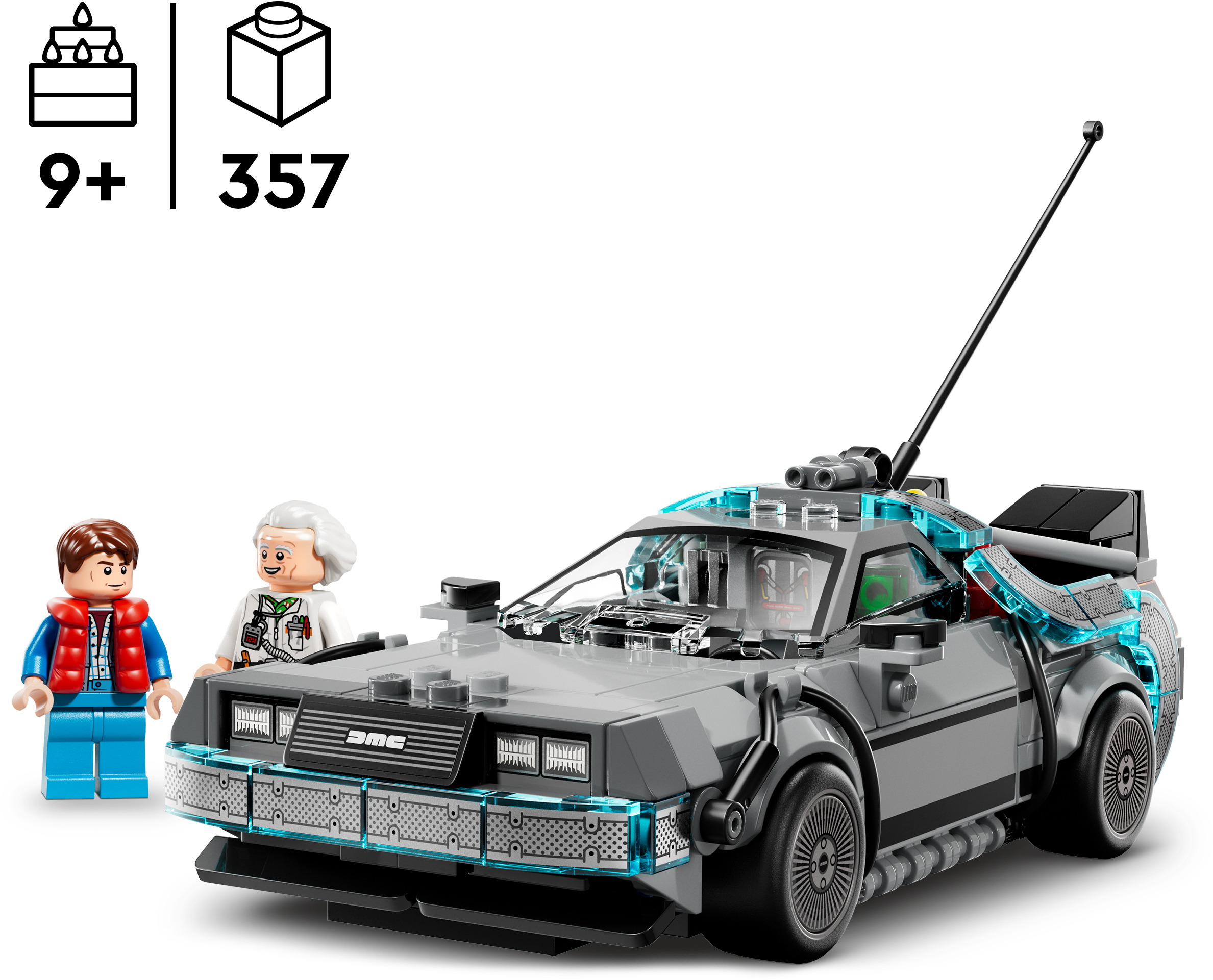 LEGO 77256 Speed Champions Часоворот із фільму «Назад у майбутнє»фото2