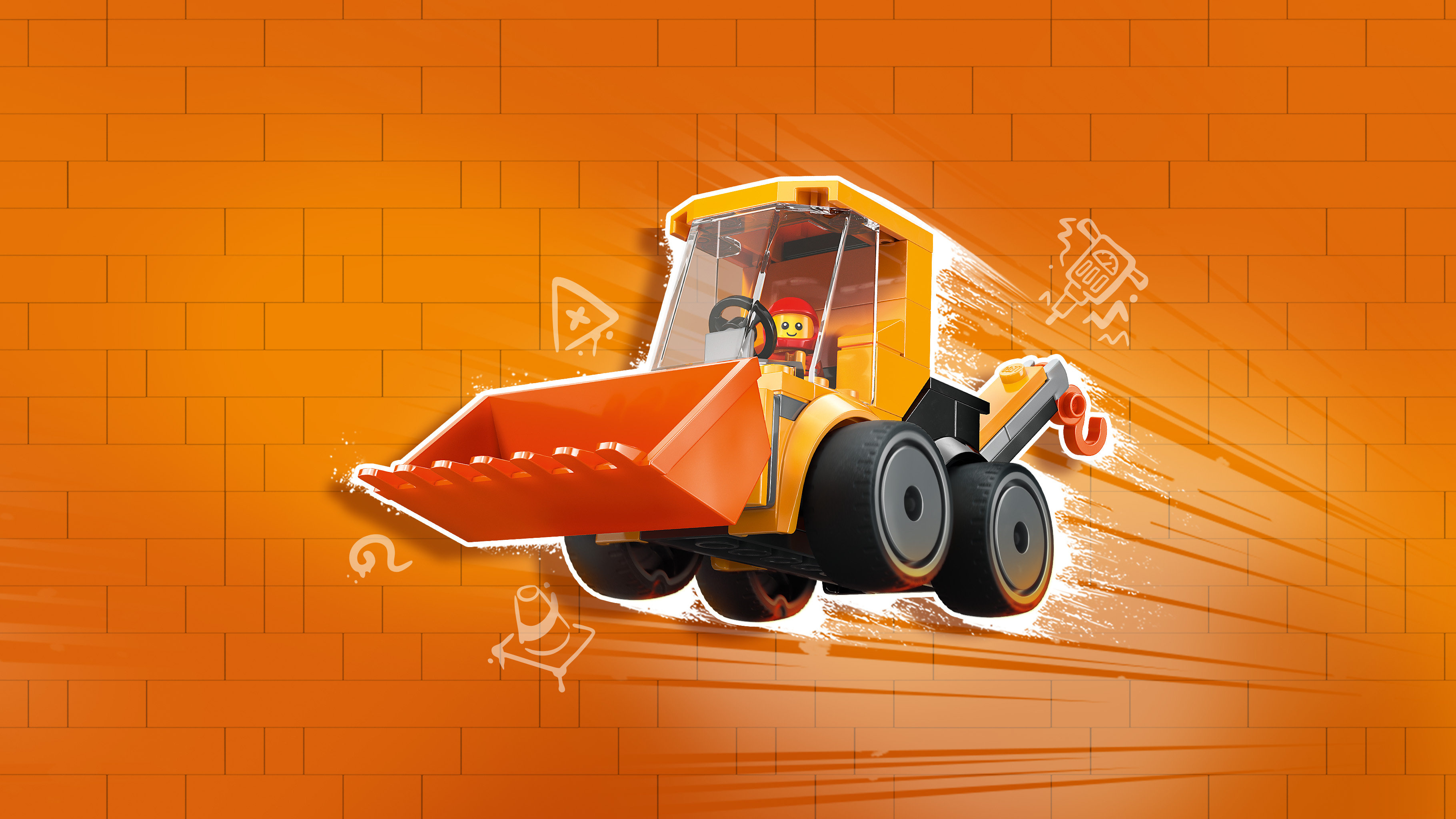 LEGO 60483 City Машинки - Строительный погрузчик фото 13