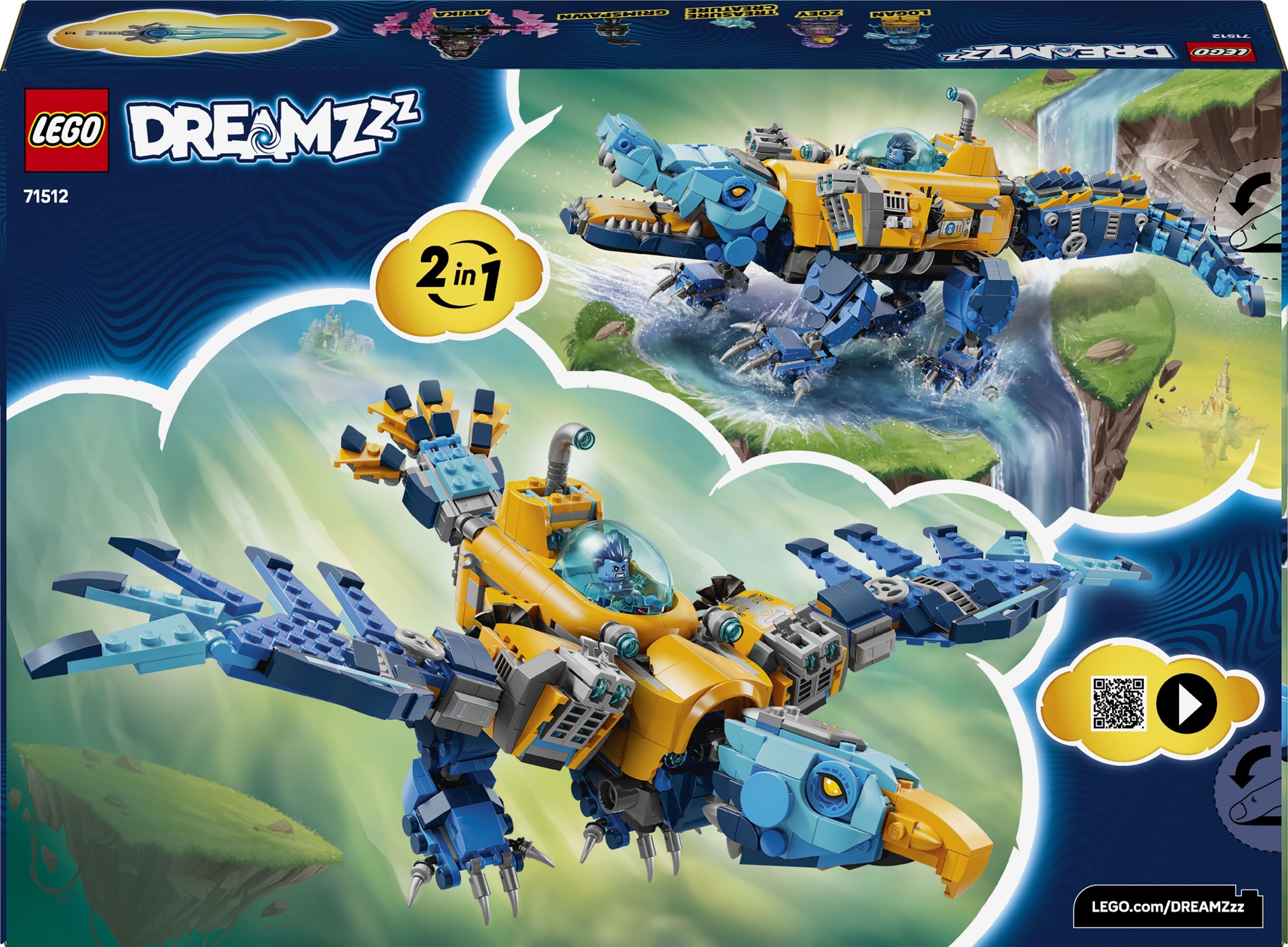 LEGO 71512 DREAMZzz Підводний човен-крокодилфото15