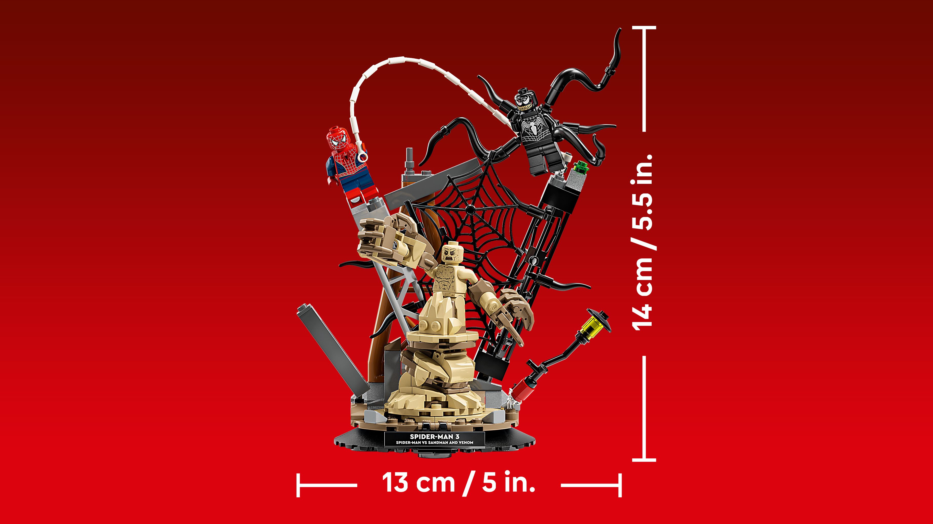 LEGO 76334 Marvel Легендарная битва: Человек-паук vs. Песочный человек фото 12