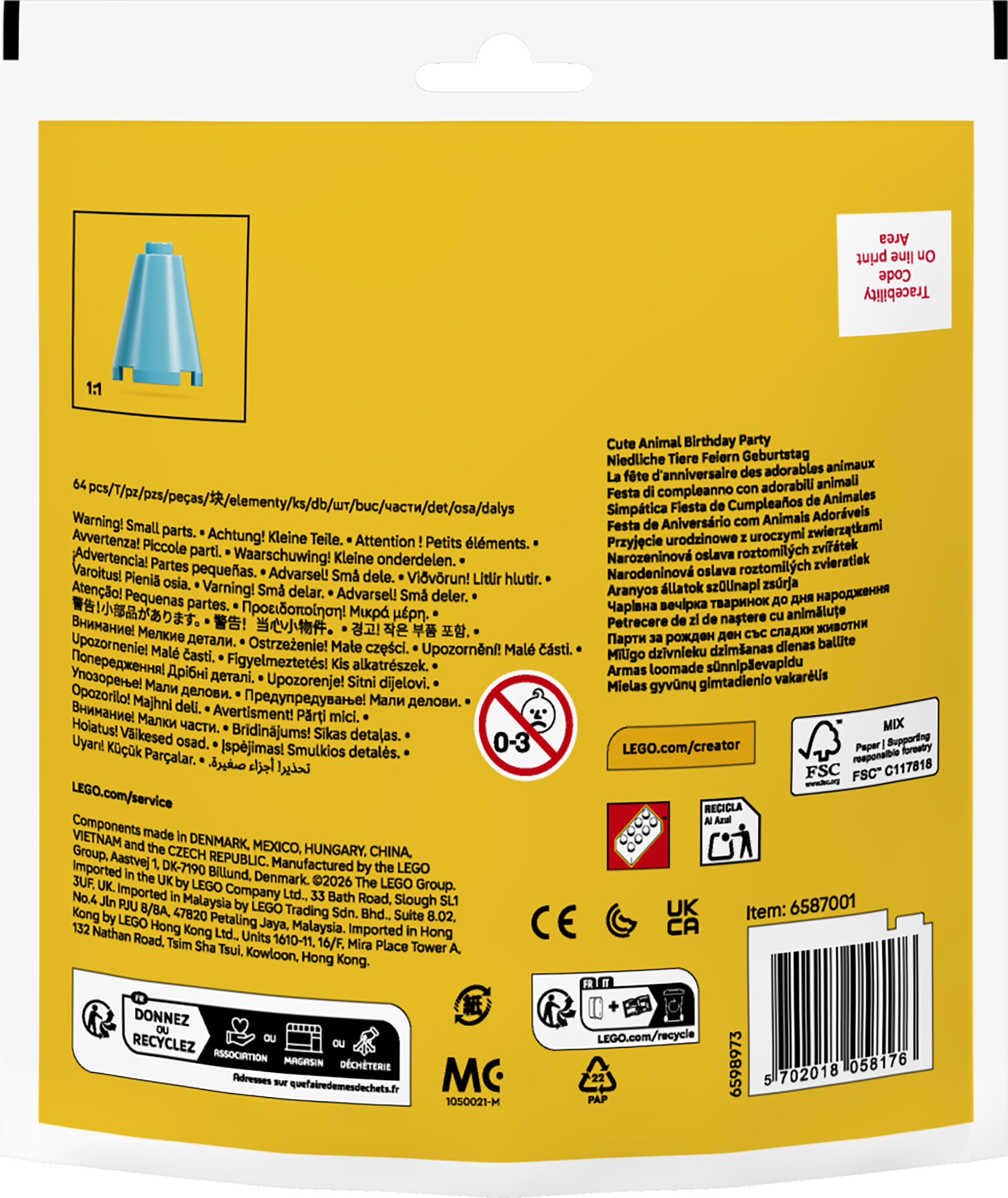 LEGO 30715 Creator Чарівна вечірка тваринок до дня народженняфото3