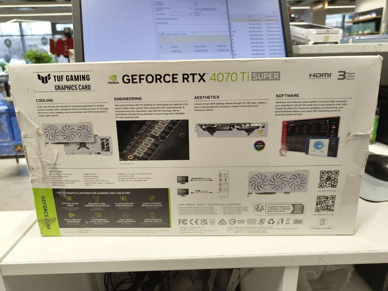 Видеокарта ASUS GeForce RTX 4070 TI Super(90YV0KI1-M0NA00) фото 3