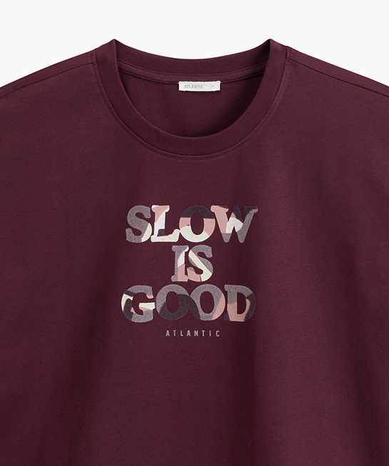 Пижама женская брюки, рубашка Atlantic NLP-499 XL бордовая фото 4