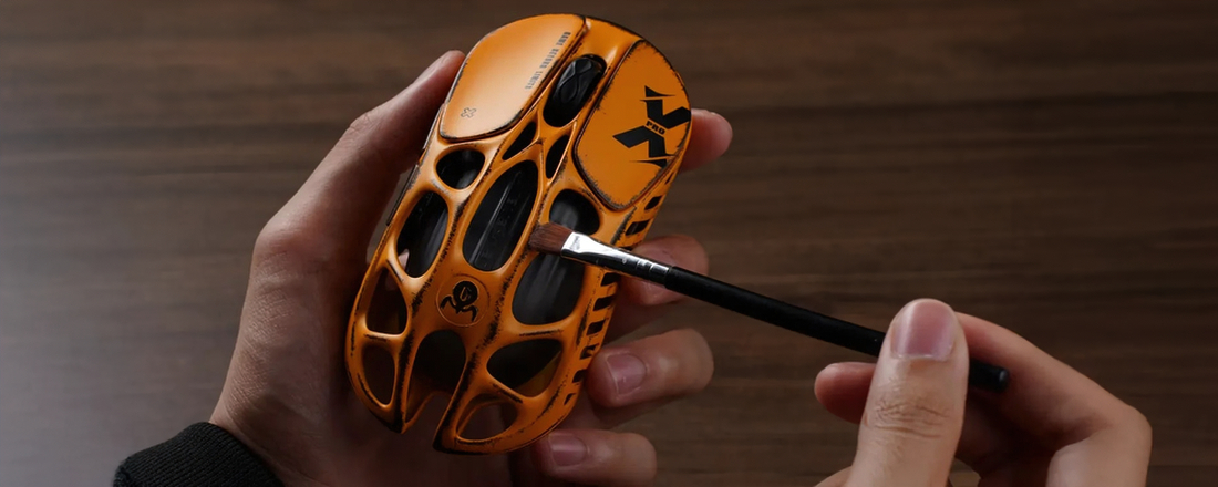 Игровая мышь GravaStar Mercury X, BT/WL/USB-A, RGB, Battle-Worn Yellow (GS_X_YLW) фото 11