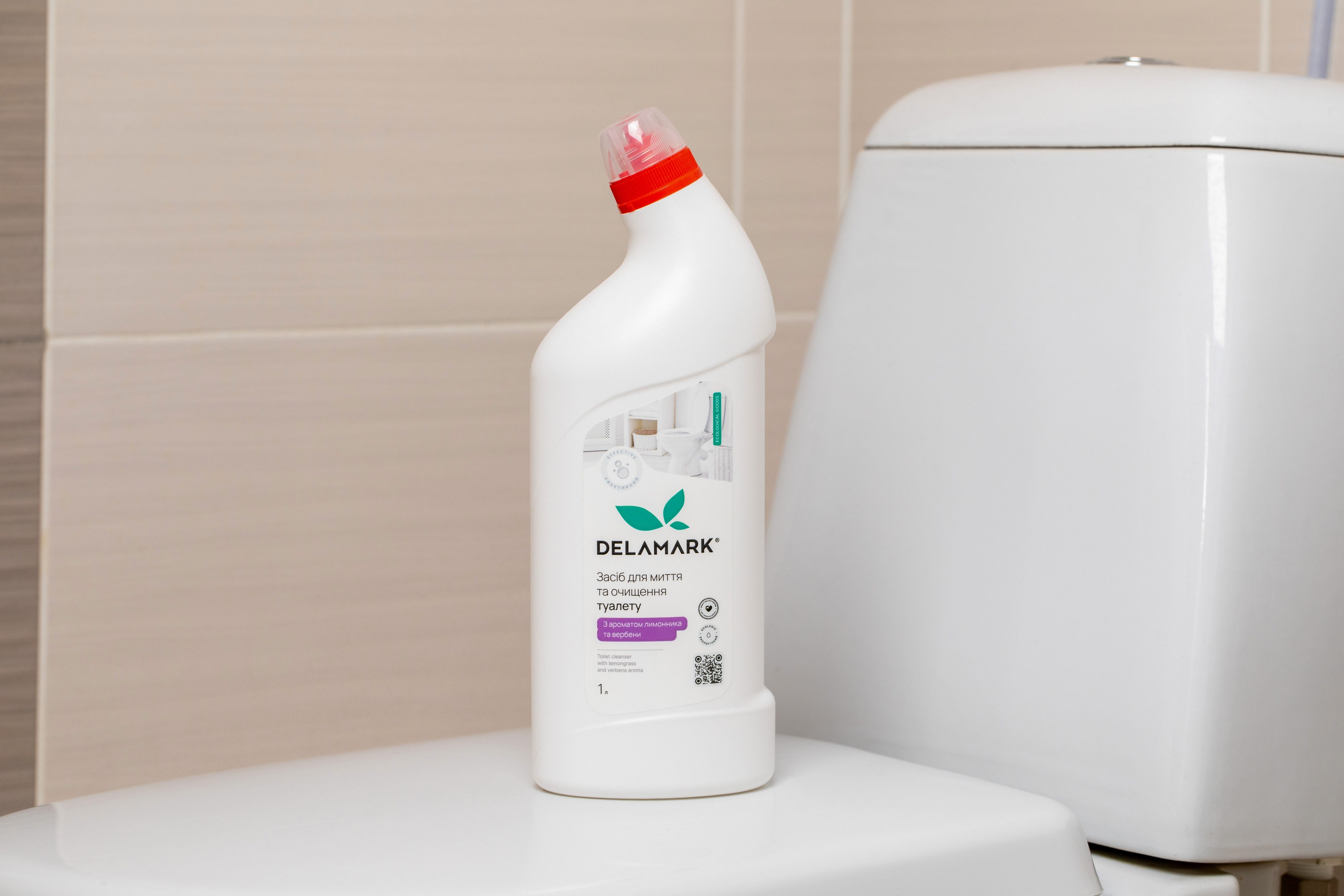 Засіб для миття туалету DeLaMark лимонник та вербена 1 лфото