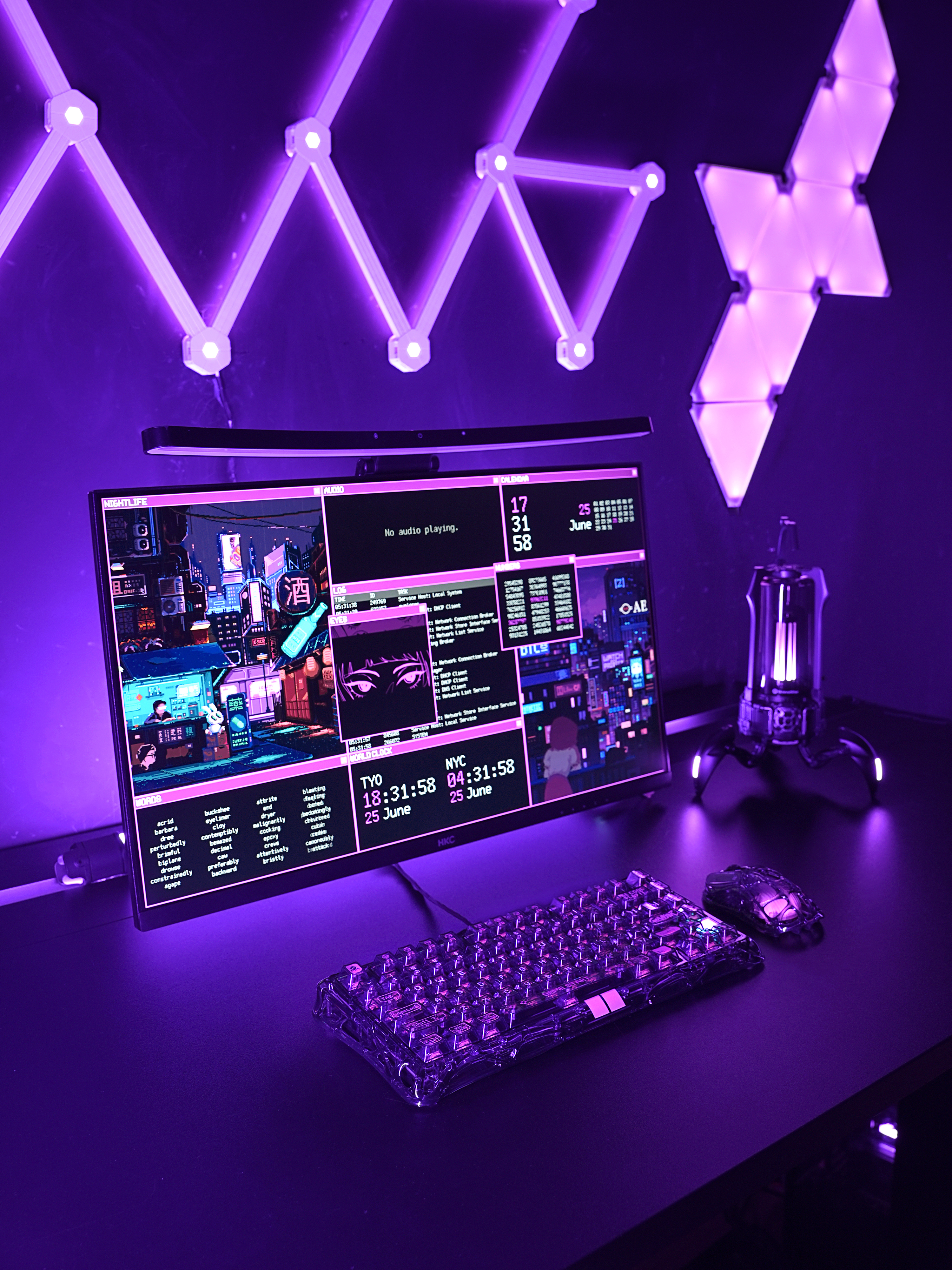 Клавиатура GravaStar Mercury V75 Lite Magnetic Blackcore, USB-A, RGB, Transparent Black (GSV75LITE_XTAL_BLK) фото 12