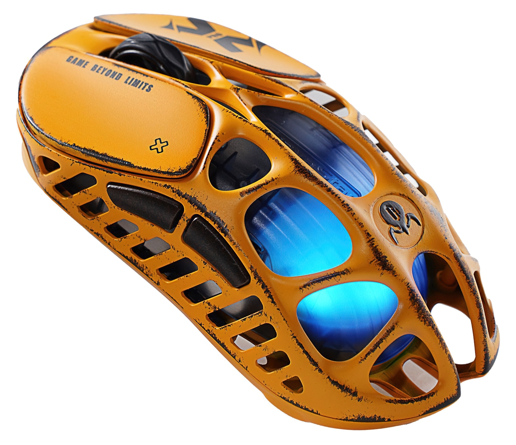 Игровая мышь GravaStar Mercury X Pro, 8K, BT/WL/USB-A, RGB, Battle-Worn Yellow (GS_X_PRO_YLW) фото 4