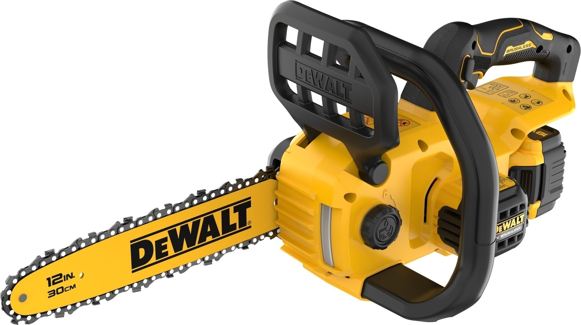 Пила цепная аккумуляторная DeWALT, XR Li-Ion 18В шина 30см (без АКБ и ЗУ), (DCMCS565N) фото 