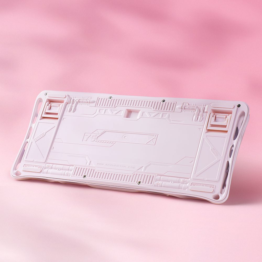 Клавіатура GravaStar Mercury K1 GravaStar x Kailh Cheery Pink, EN, BT/WL/USB, Sakura Pink (GS_K1_P_PNK)фото