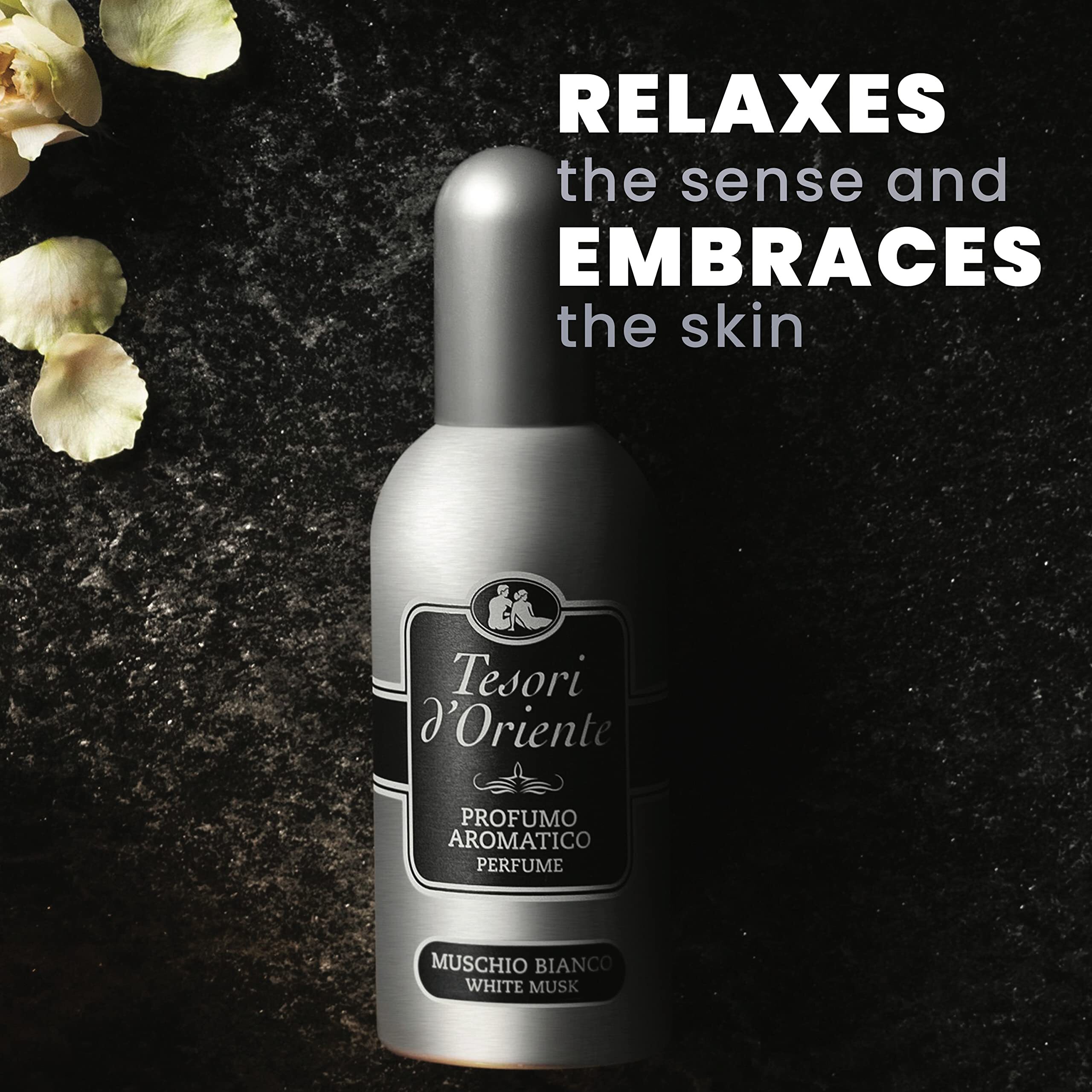 Подарочный набор Tesori d'Oriente Muschio Bianco Белый Мускус (парфюмированная вода 100мл+крем для тела 75мл+косметичка) фото 4