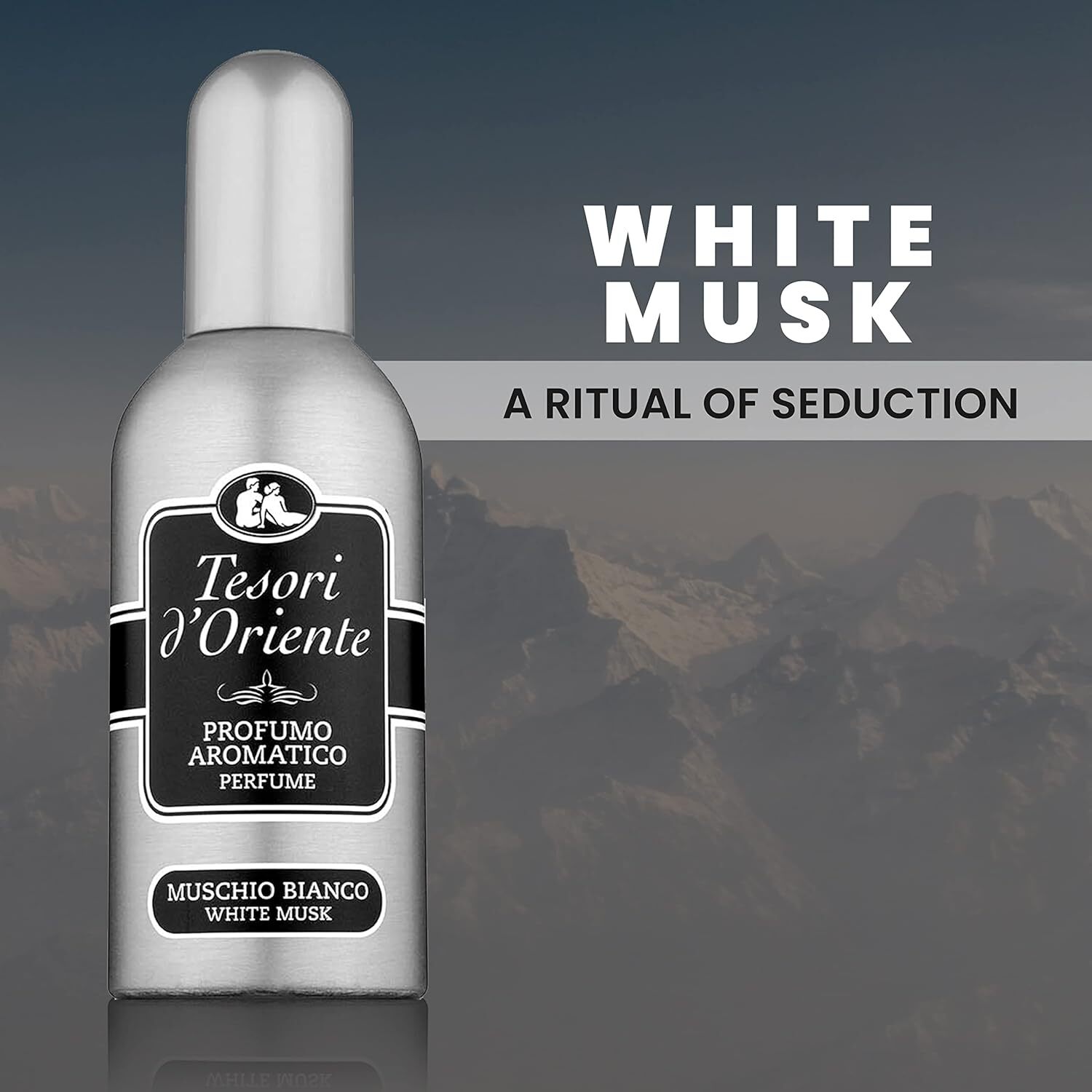 Подарочный набор Tesori d'Oriente Muschio Bianco Белый Мускус (парфюмированная вода 100мл+крем для тела 75мл+косметичка) фото 2