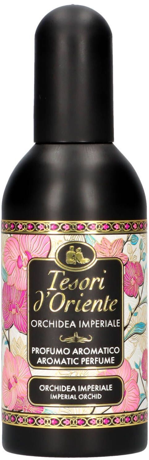 Подарунковий набір Tesori d'Oriente Orchidea Орхідея (парфумована вода 100мл+крем для тіла 75мл+косметичка)фото