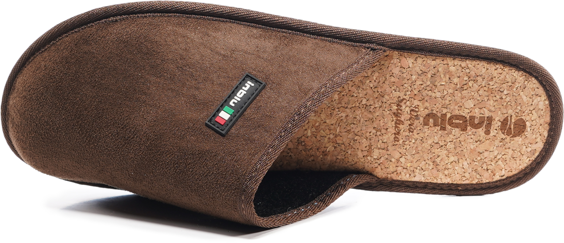 Домашні капці чоловічі Inblu 69-1H 40 (26 см) темно-коричневіфото5