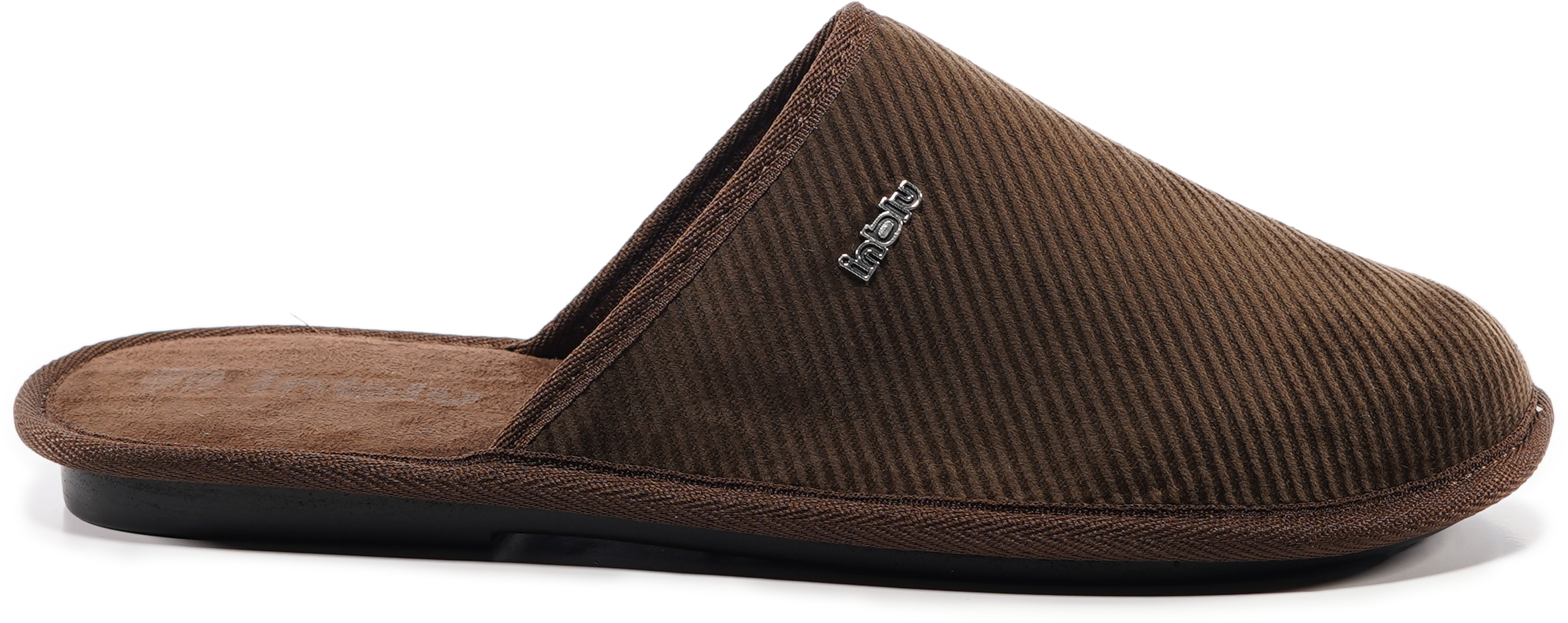 Домашние тапочки мужские Inblu 69-2H 40 (26 см) темно-коричневые фото 3