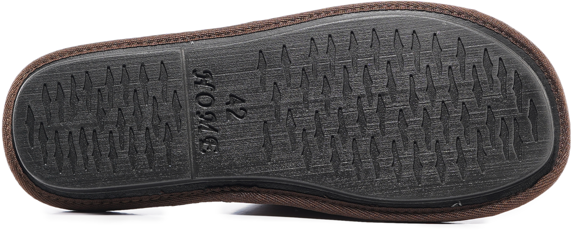 Домашние тапочки мужские Inblu 69-2H 40 (26 см) темно-коричневые фото 7