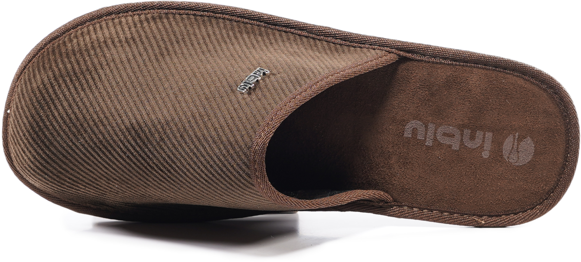 Домашние тапочки мужские Inblu 69-2H 40 (26 см) темно-коричневые фото 5