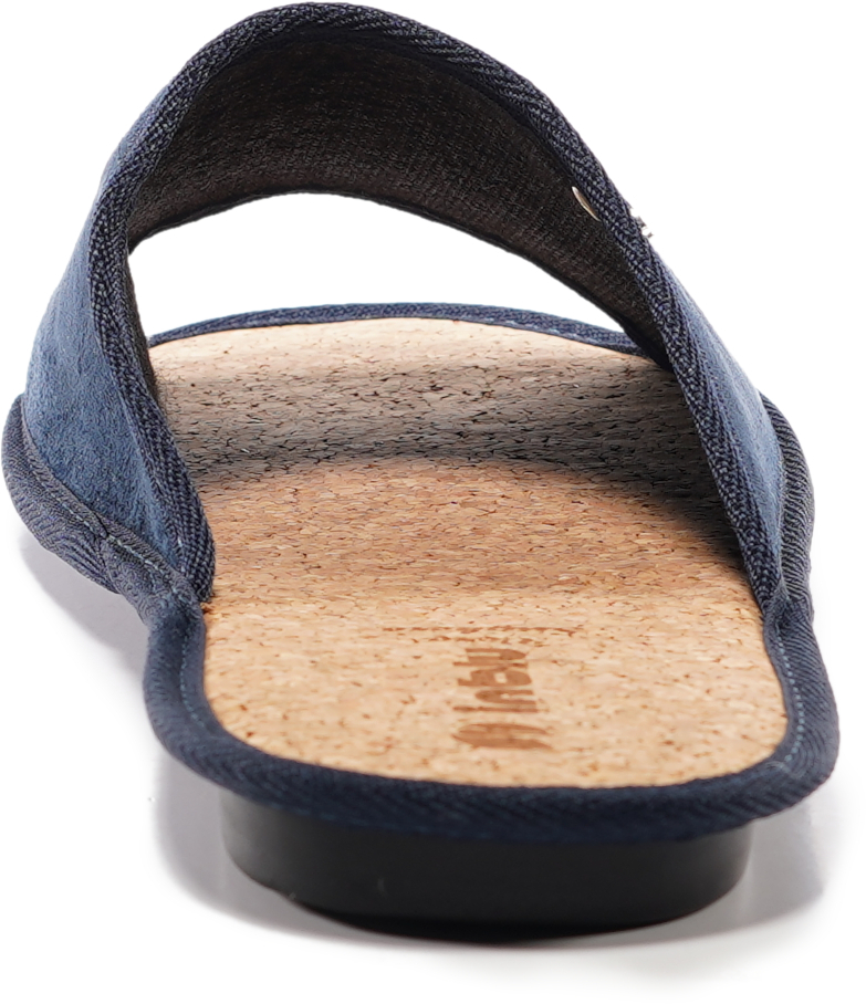 Домашние тапочки мужские Inblu 69-3H 42 (27,2 см) синие фото 6