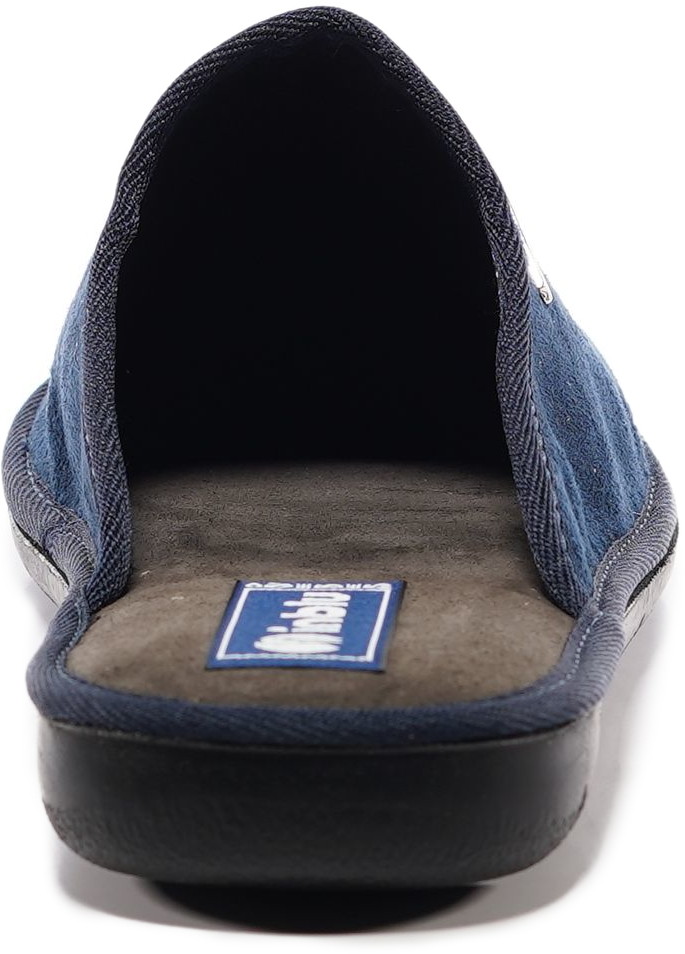 Домашние тапочки мужские Inblu 91-2H 40 (25 см) синие фото 6