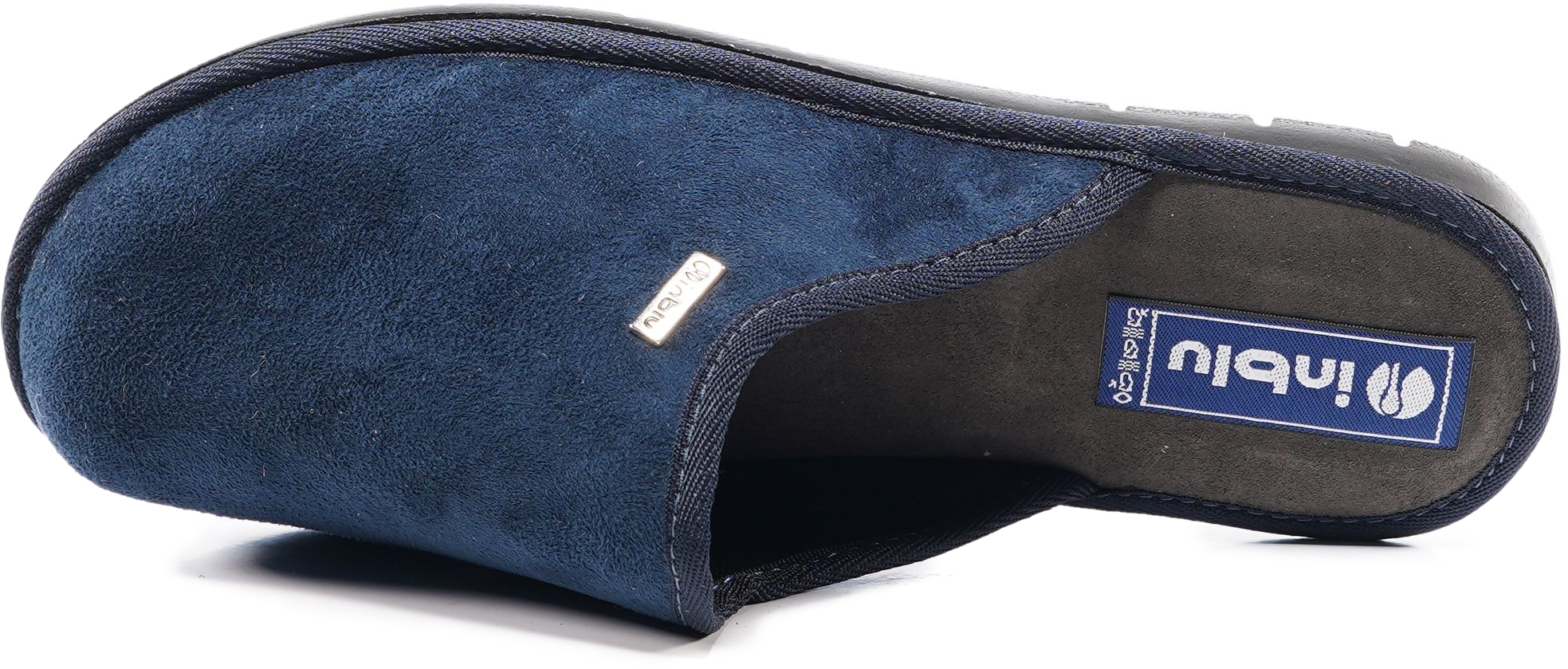 Домашние тапочки мужские Inblu 91-2H 40 (25 см) синие фото 5