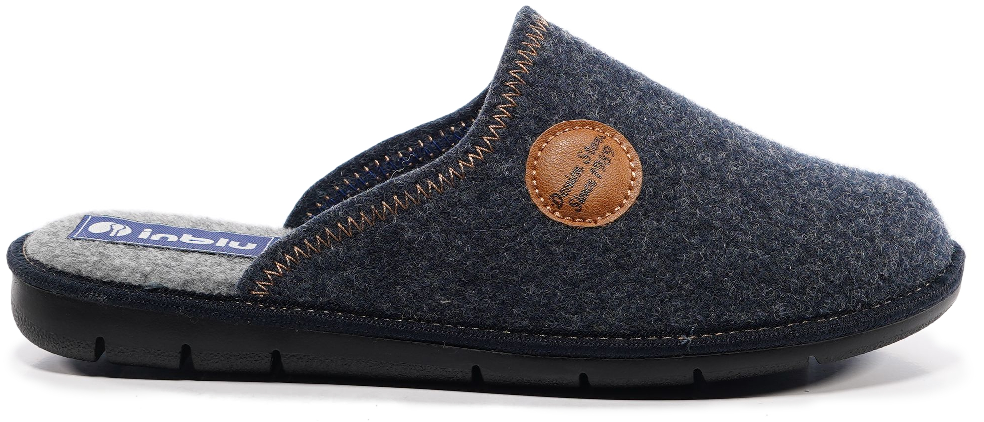 Домашні капці чоловічі Inblu 91-3B 40 (25 см) сіро-синіфото3