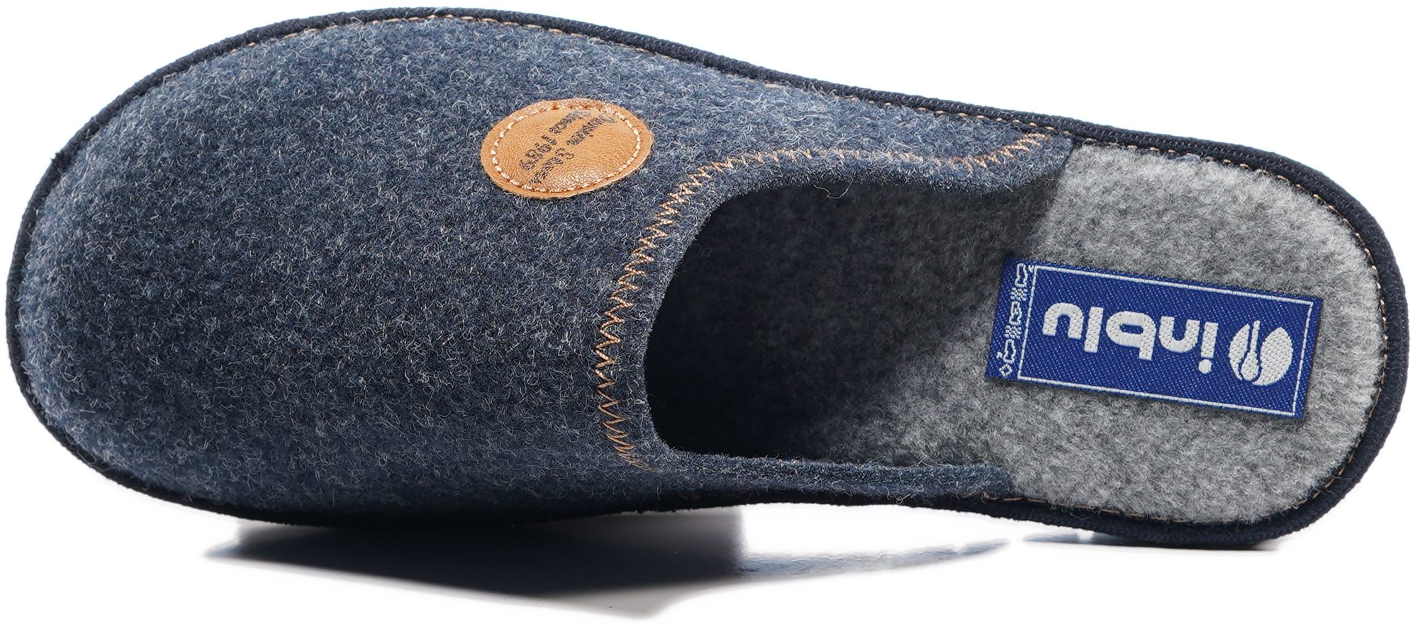 Домашні капці чоловічі Inblu 91-3B 40 (25 см) сіро-синіфото5