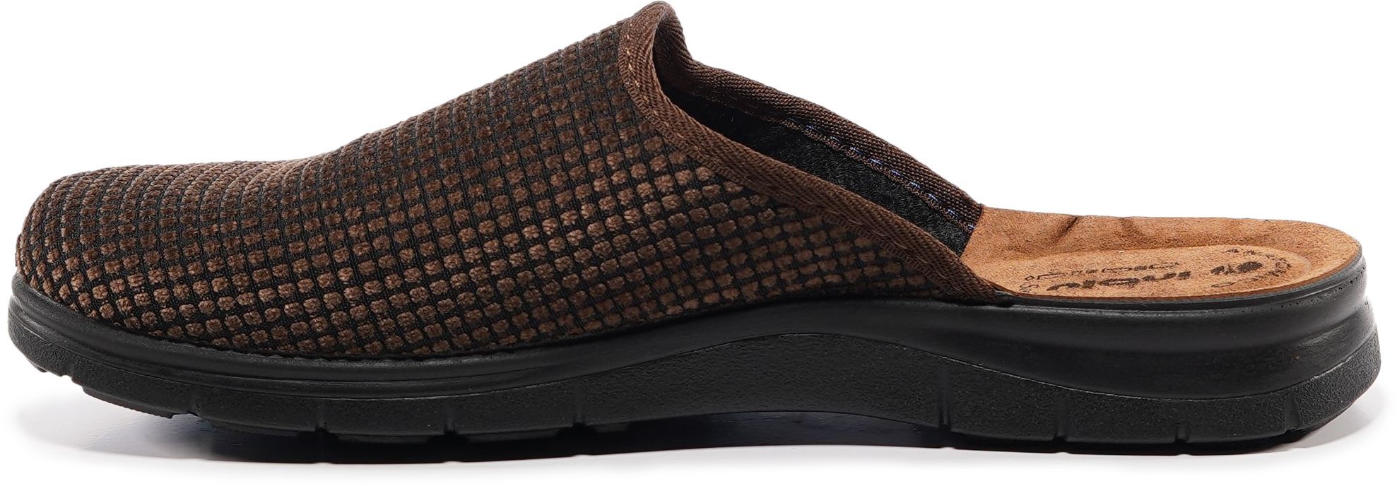 Домашние тапочки мужские Inblu BG000052 41 (26 см) темно-коричневые фото 4