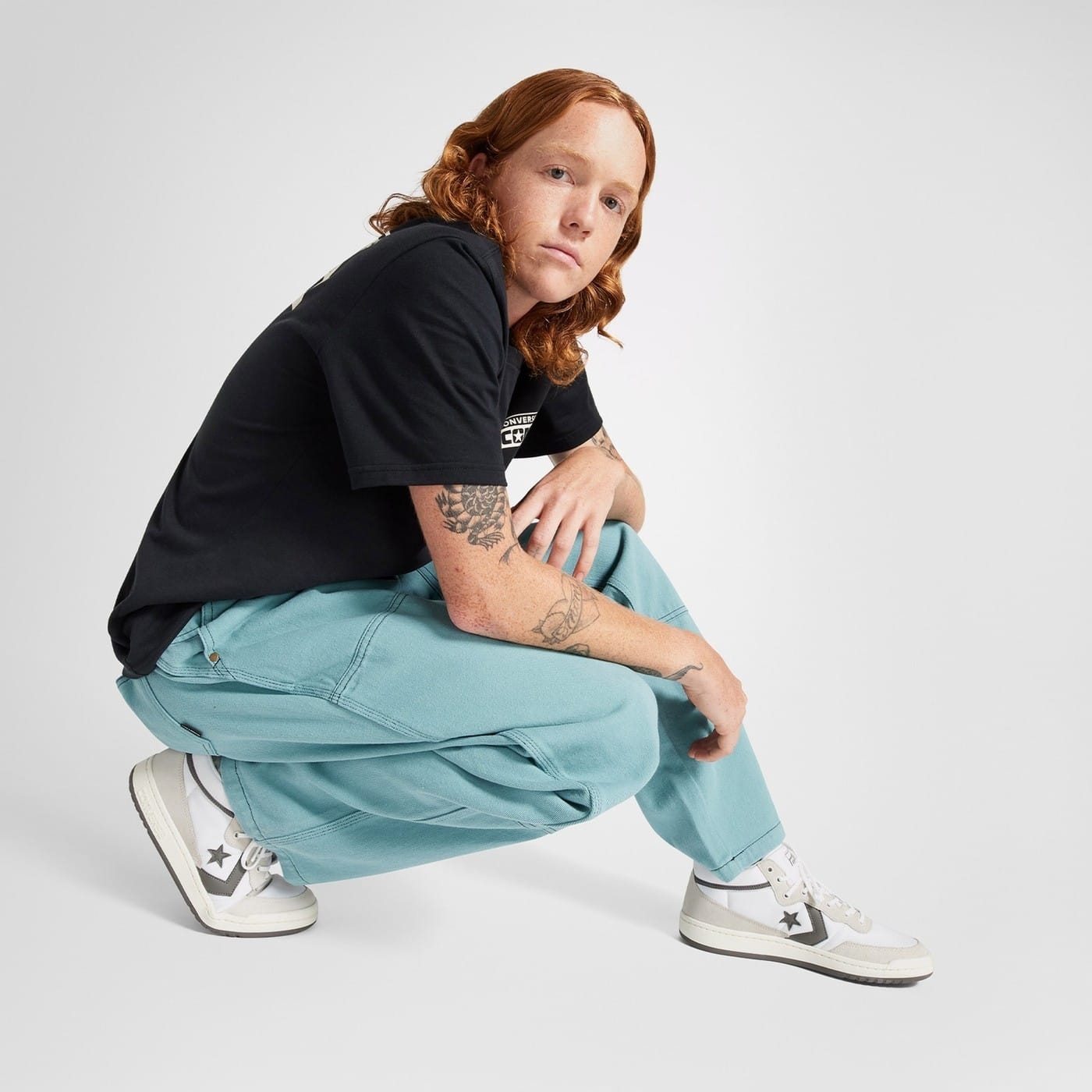 Кеды Converse Fastbreak Pro Mid A08855C 44 (10 US) белые фото 9