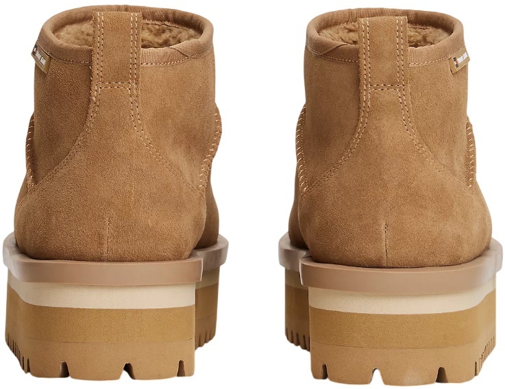Угги женские Tommy Jeans Tjw Suede Flatform Boot Wl EN0EN02599-PL0 37 бежевые фото 4