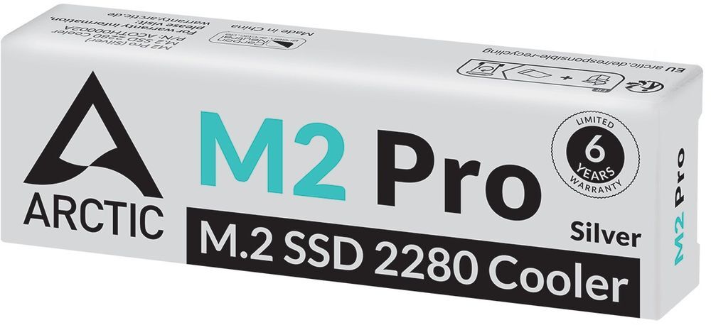 Радиатор охлаждения ARCTIC для накопителя SSD M.2 PRO (ACOTH00002A) фото 6
