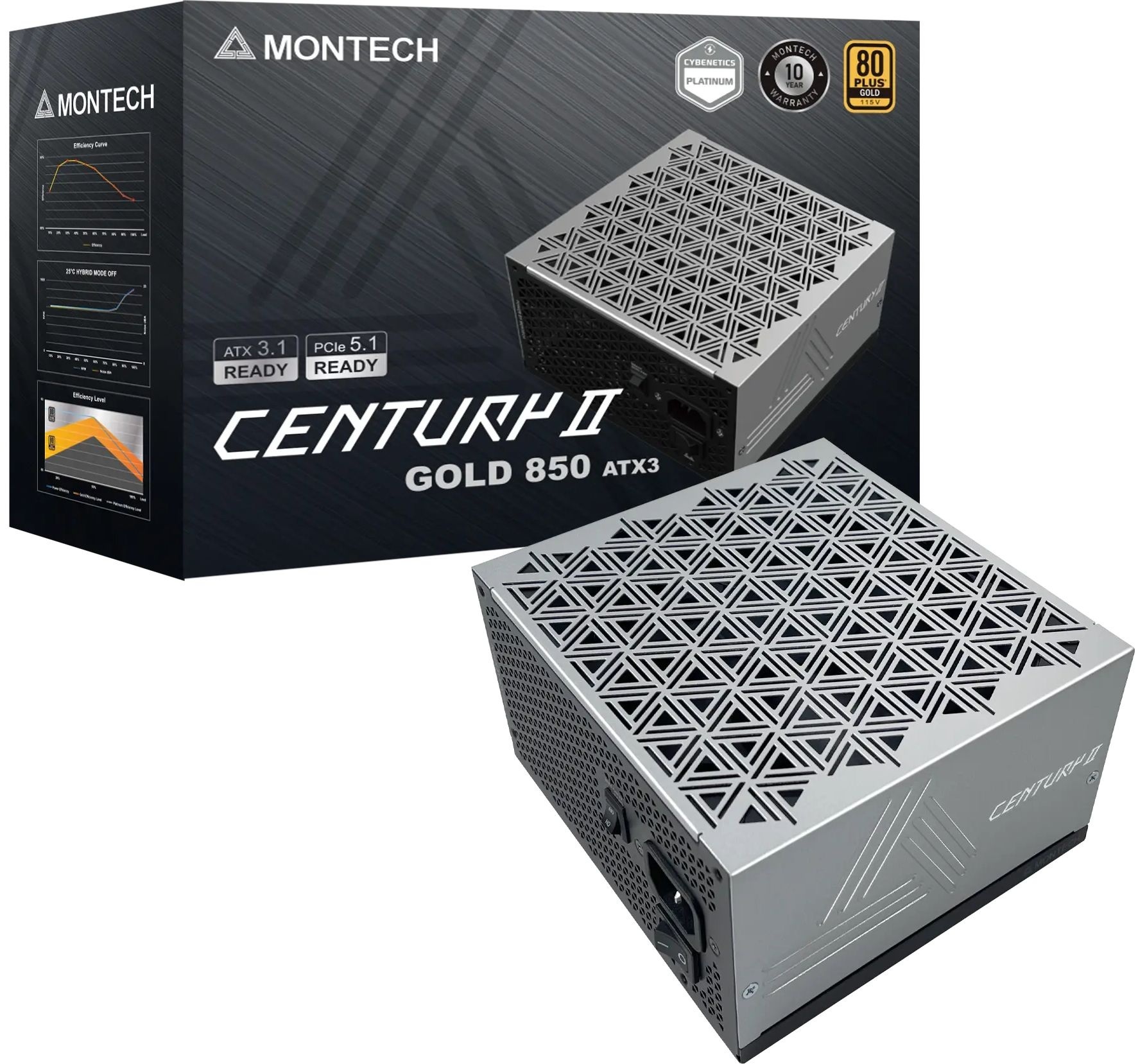 Блок живлення MONTECH 850W CENTURY II 850 (CENTURY II 850)фото7