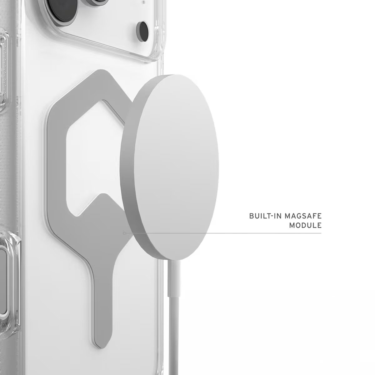 Чехол UAG для iPhone 17 Pro Max, Plyo MagSafe, Ice/Silver фото 4