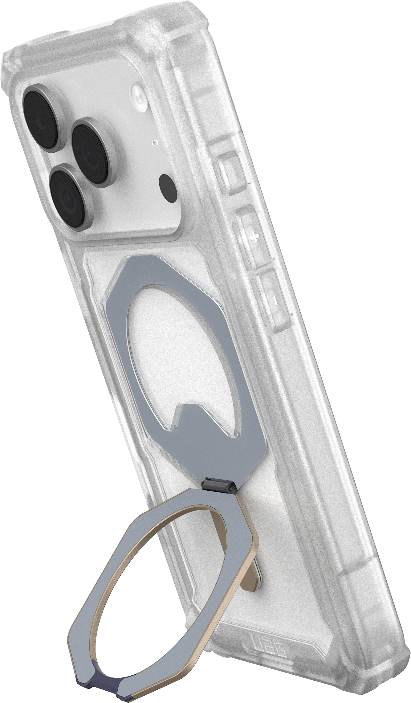 Чехол UAG для iPhone 17 Pro, Plasma XTE MagSafe, Clear/Titanium фото 4